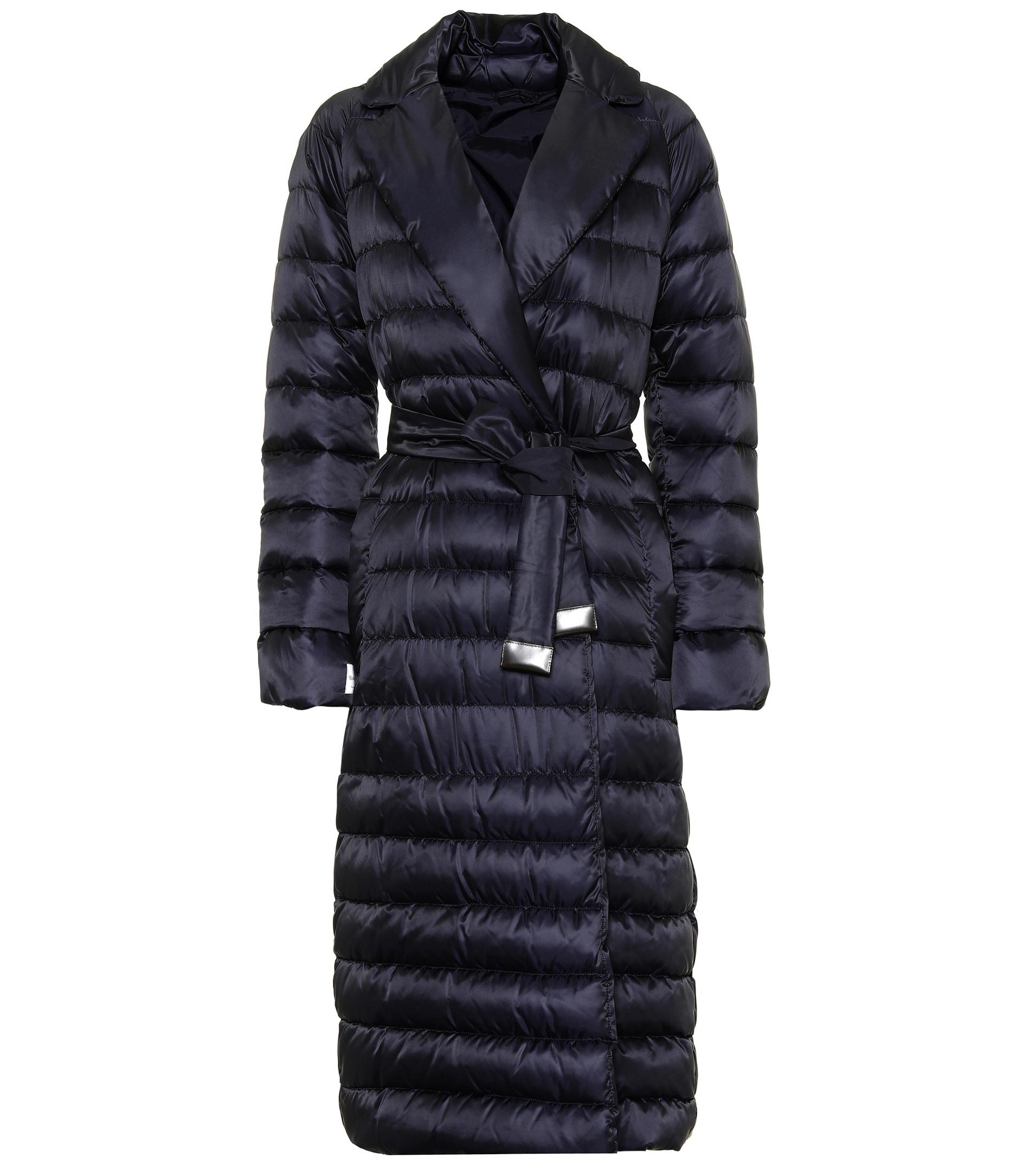 Max Mara Synthetic Noveco Down Coat in Blue - Lyst
