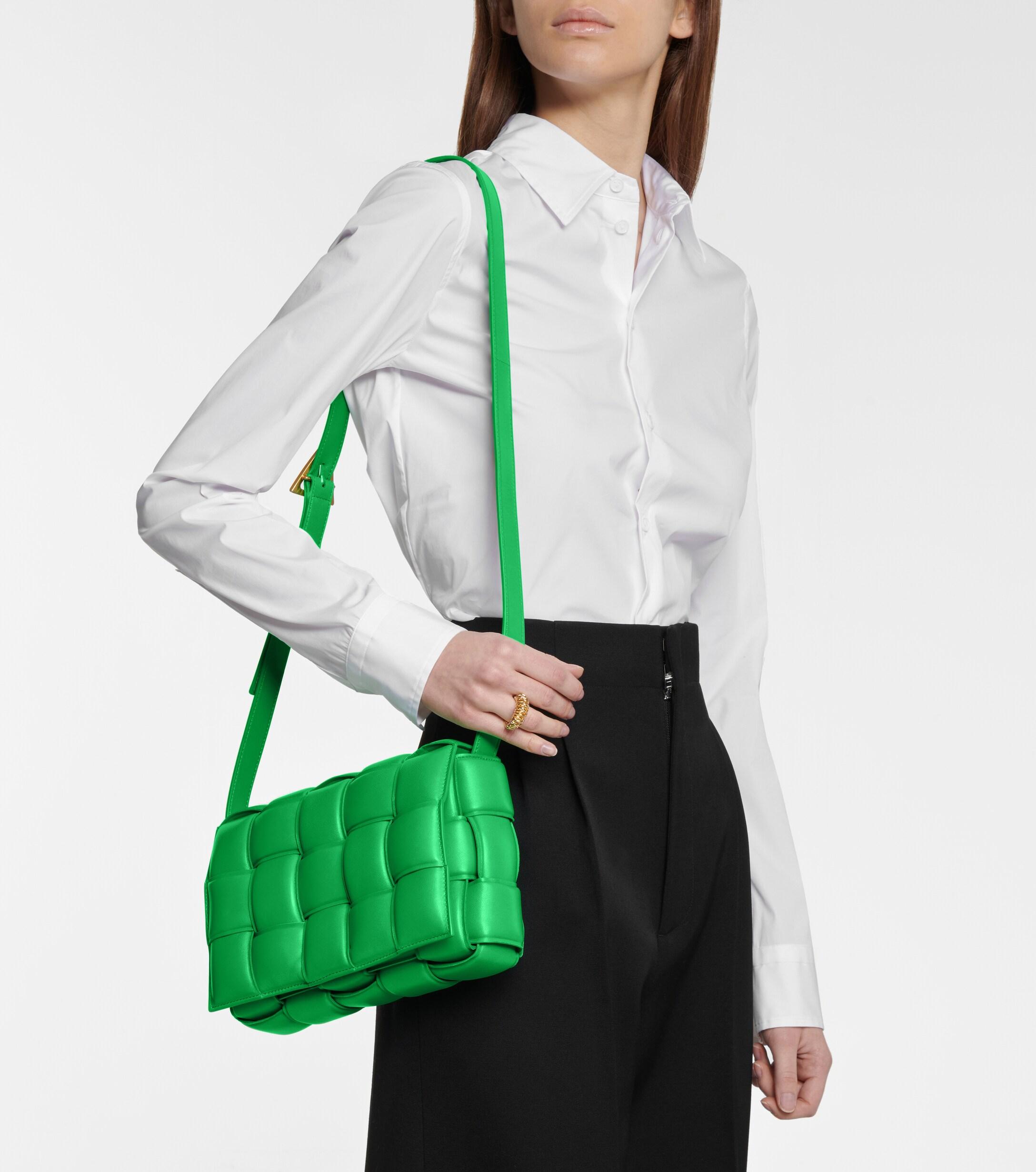 PADDED CASSETTE LEATHER SHOULDER BAG for Women - Bottega Veneta