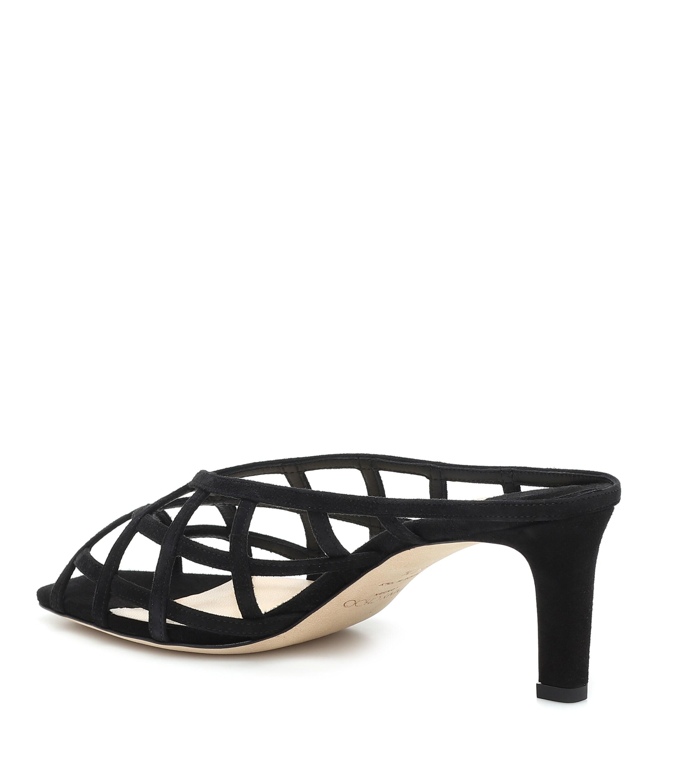 jimmy choo sai flat sandals