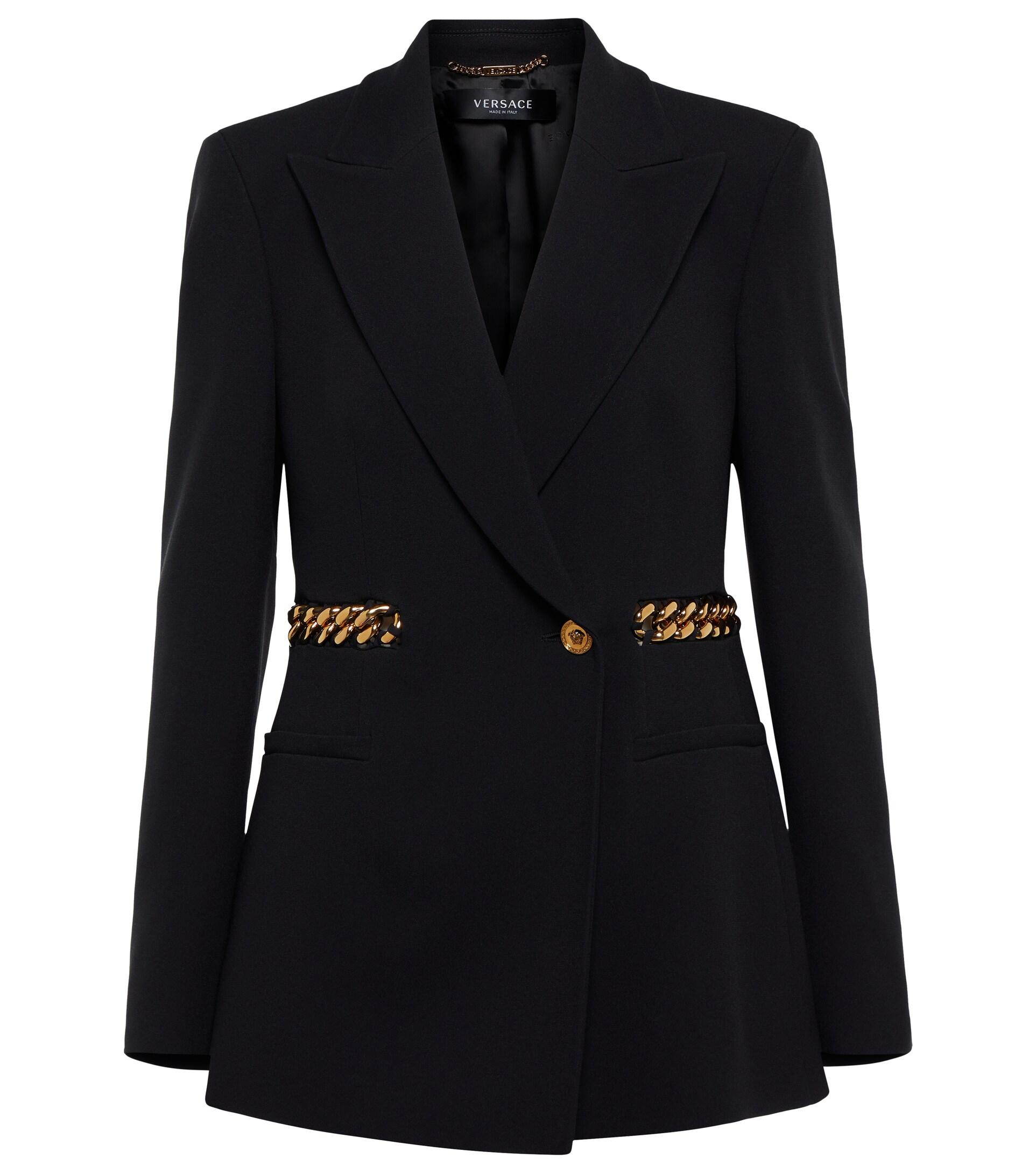 Versace Medusa Chain-embellished Blazer 