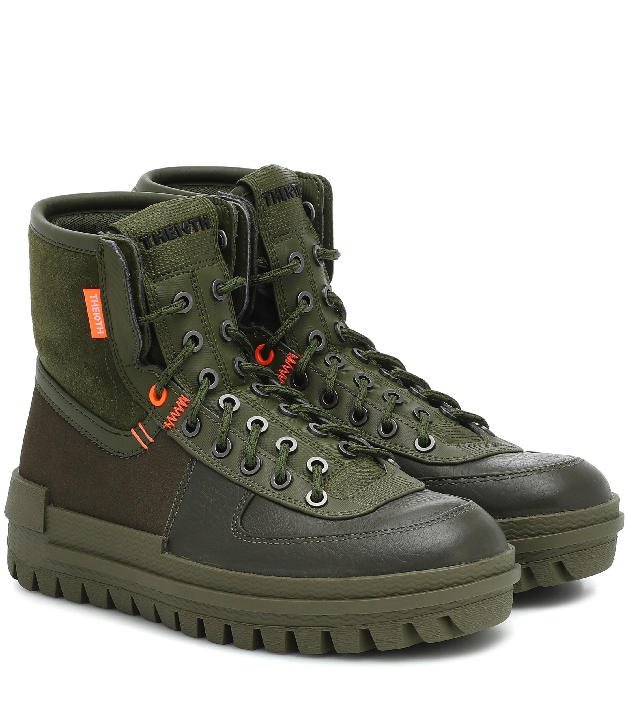 Nike Xarr Leather Sneakers in Green - Lyst