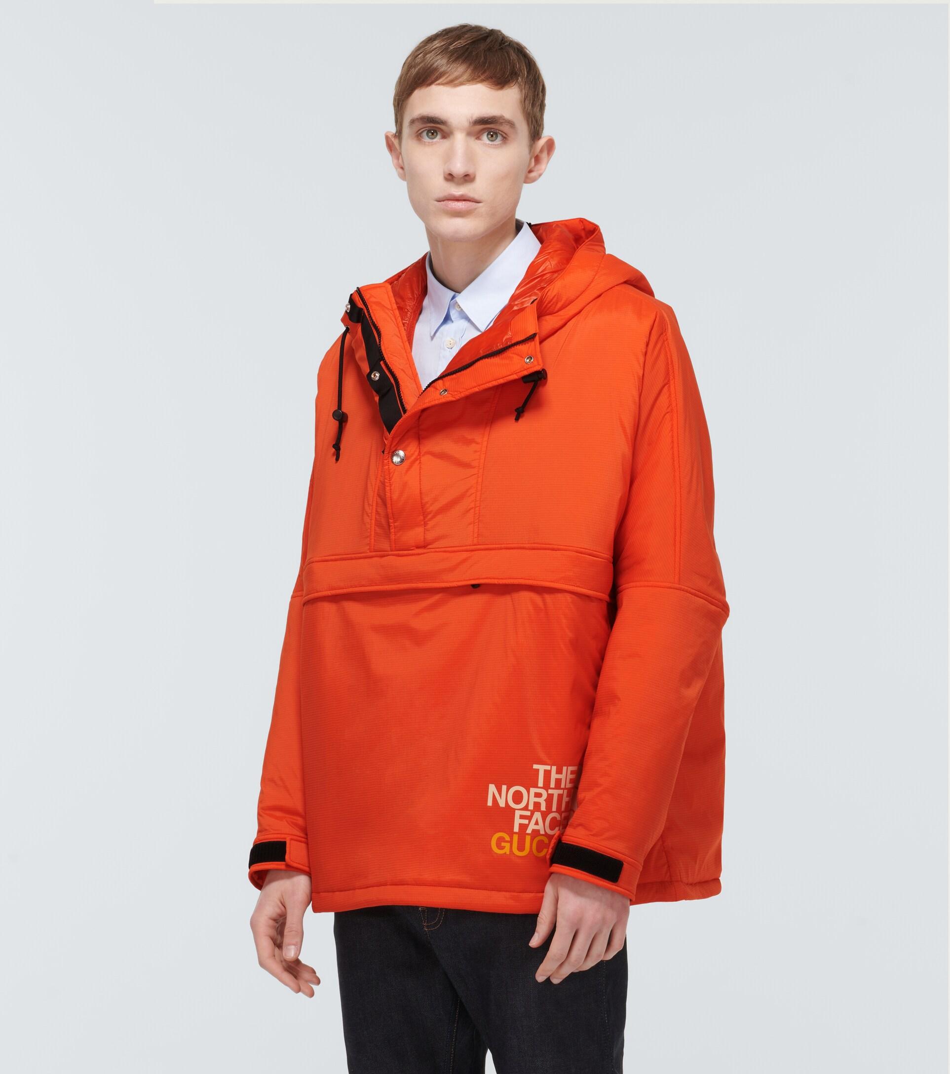 Gucci The North Face X Windbreaker Jacket in Orange for Men Gucci The North Face X Windbreaker Jacket in Orange for Men