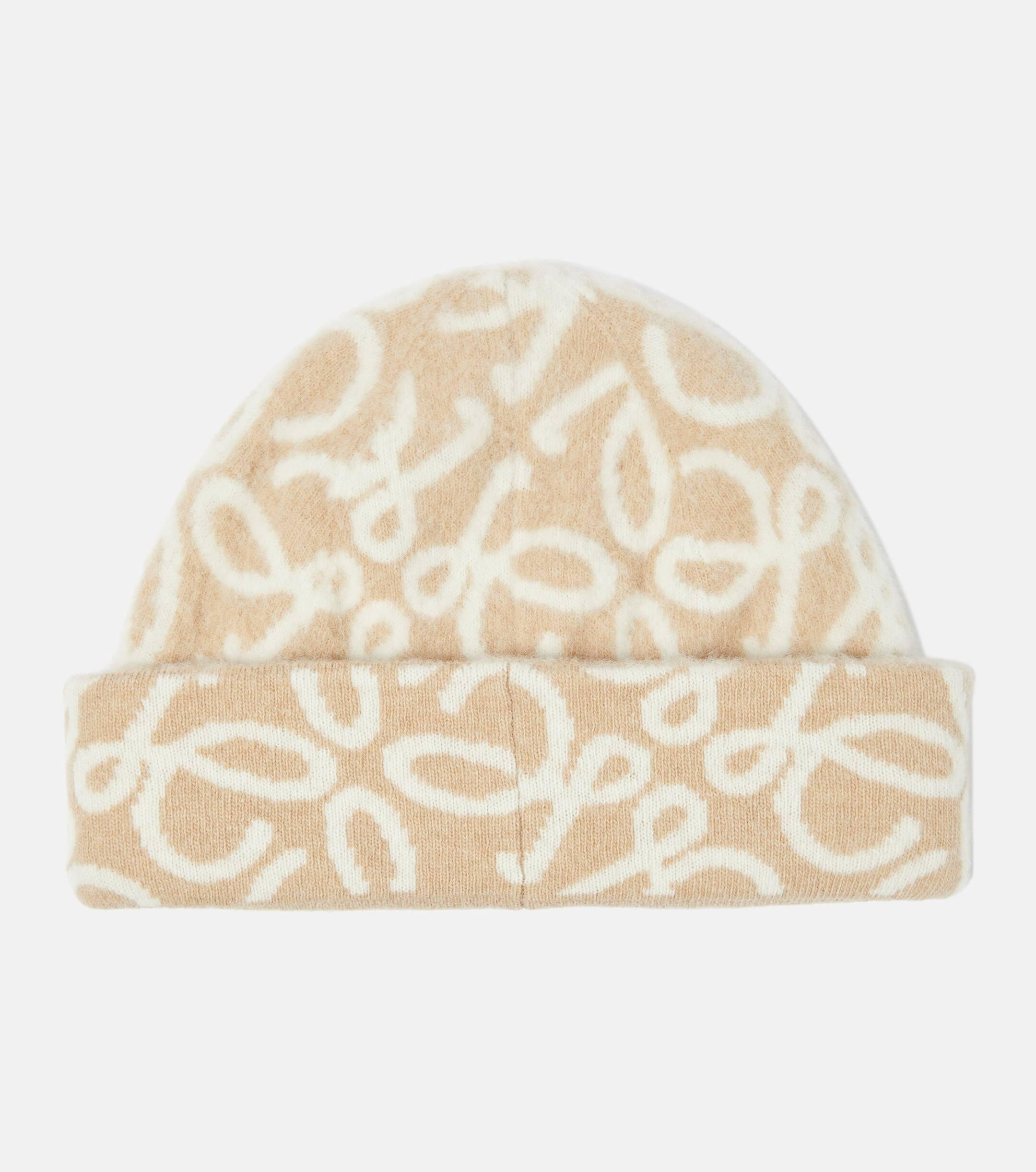 LOEWE ANAGRAM MOHAIR BEANIE アナグラム ニット帽