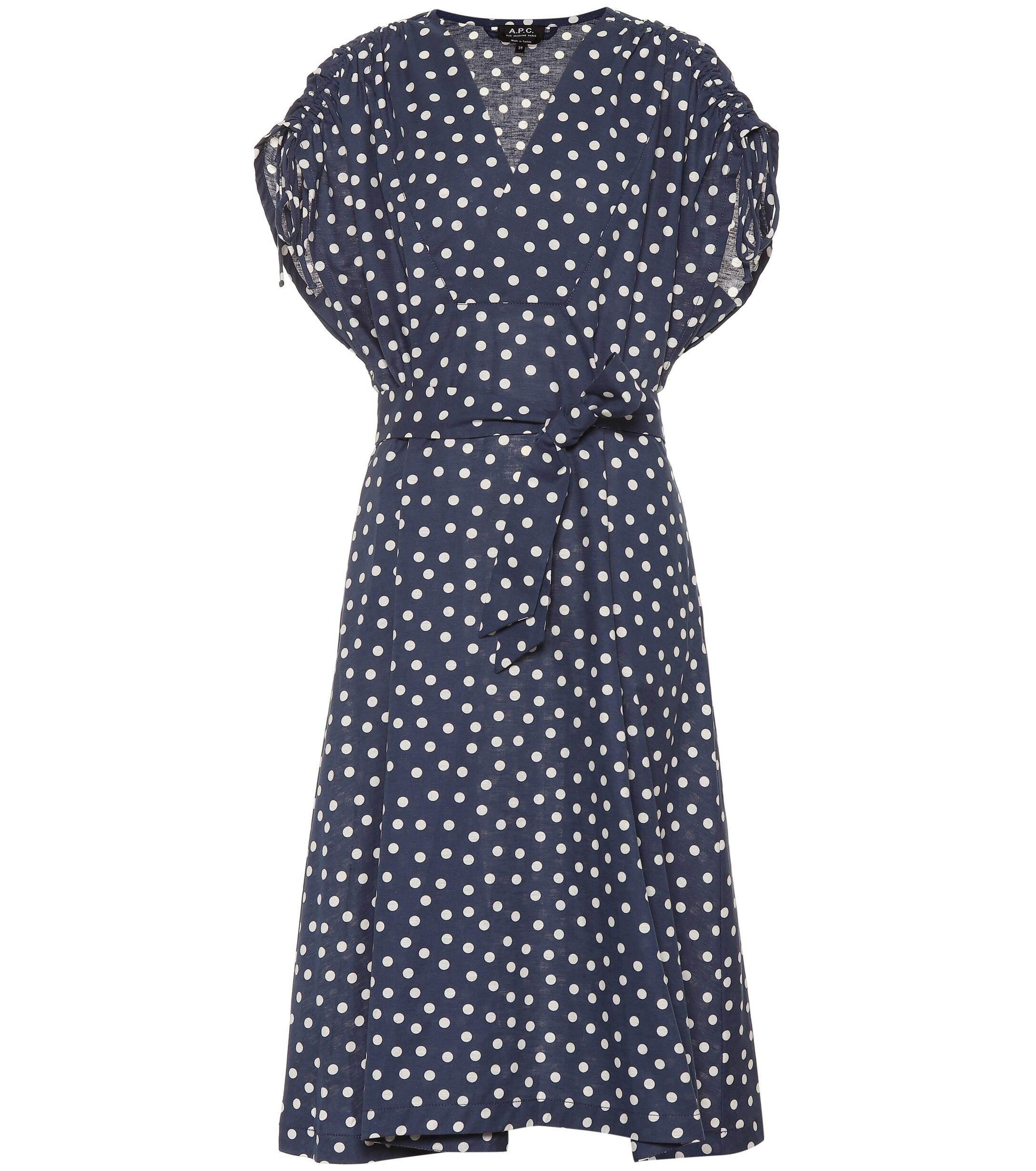 apc polka dot dress