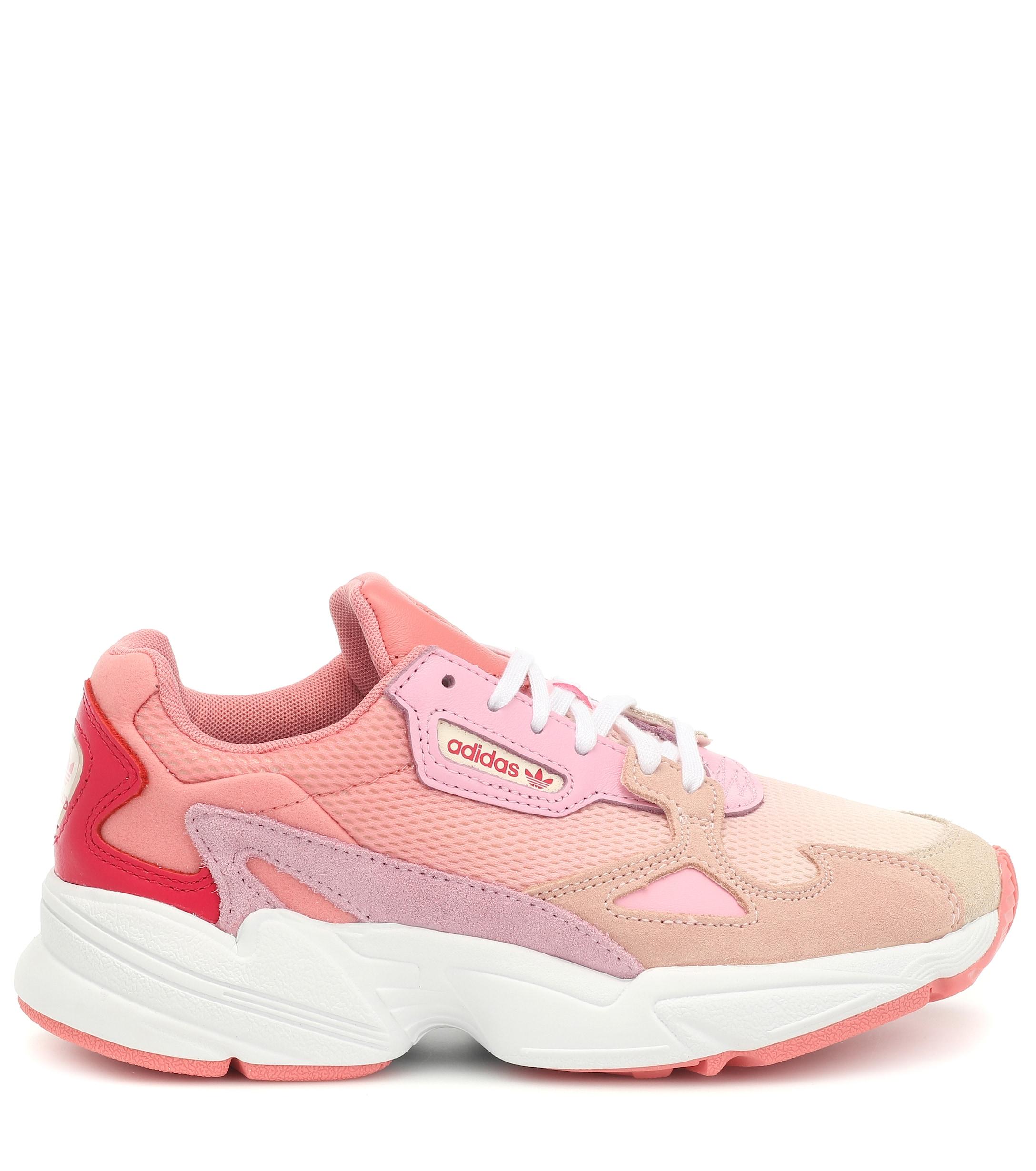 adidas falcon raw pink