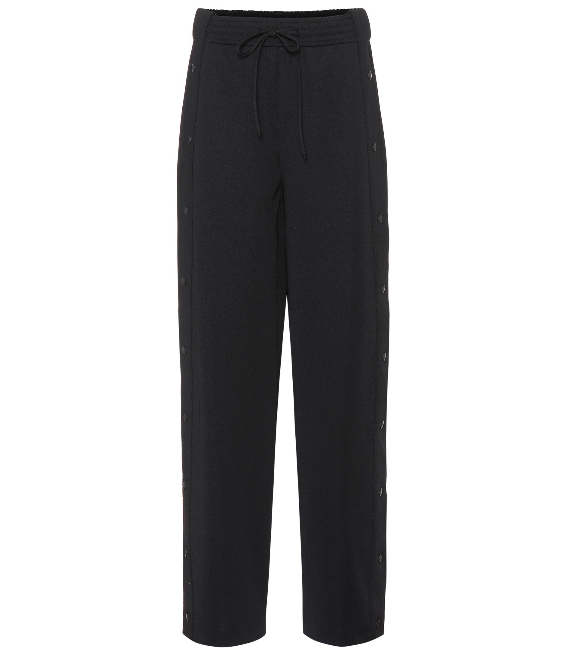 Valentino Techno Jersey Trackpants in Black - Lyst