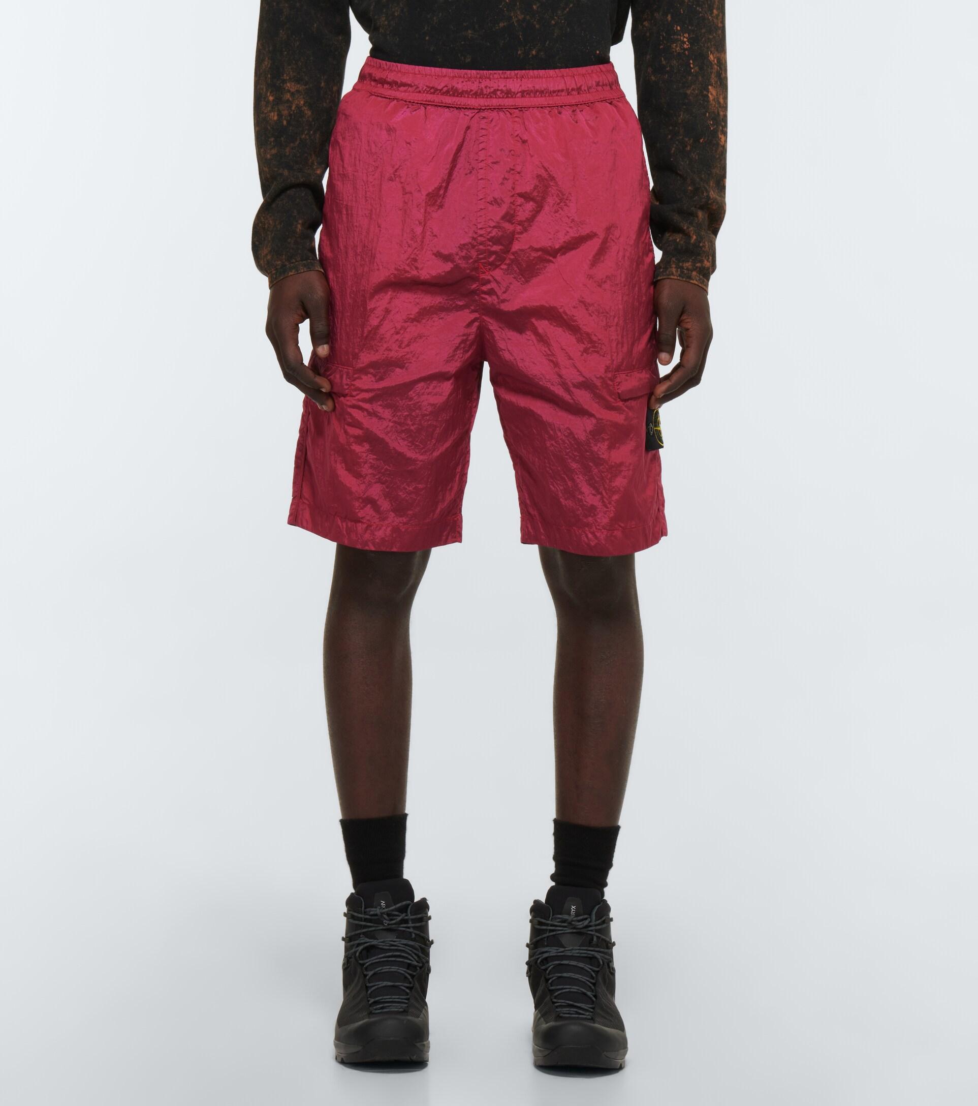 Synthetic Nylon Bermuda Shorts 