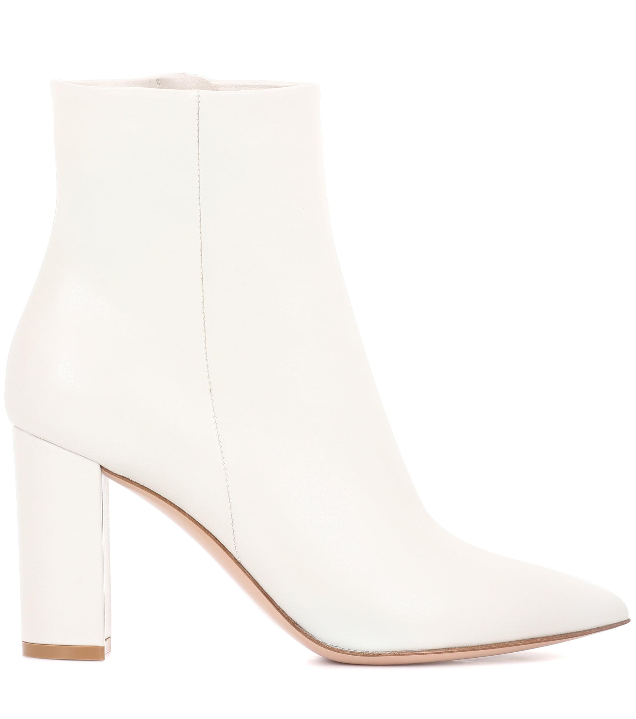 gianvito rossi white booties