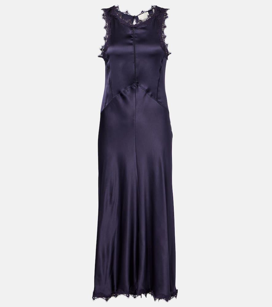 ワンピース Isabel Marant Midnight Blue Satin Jadelia Dress Isabel Marant Jadel Dress | Shopbop