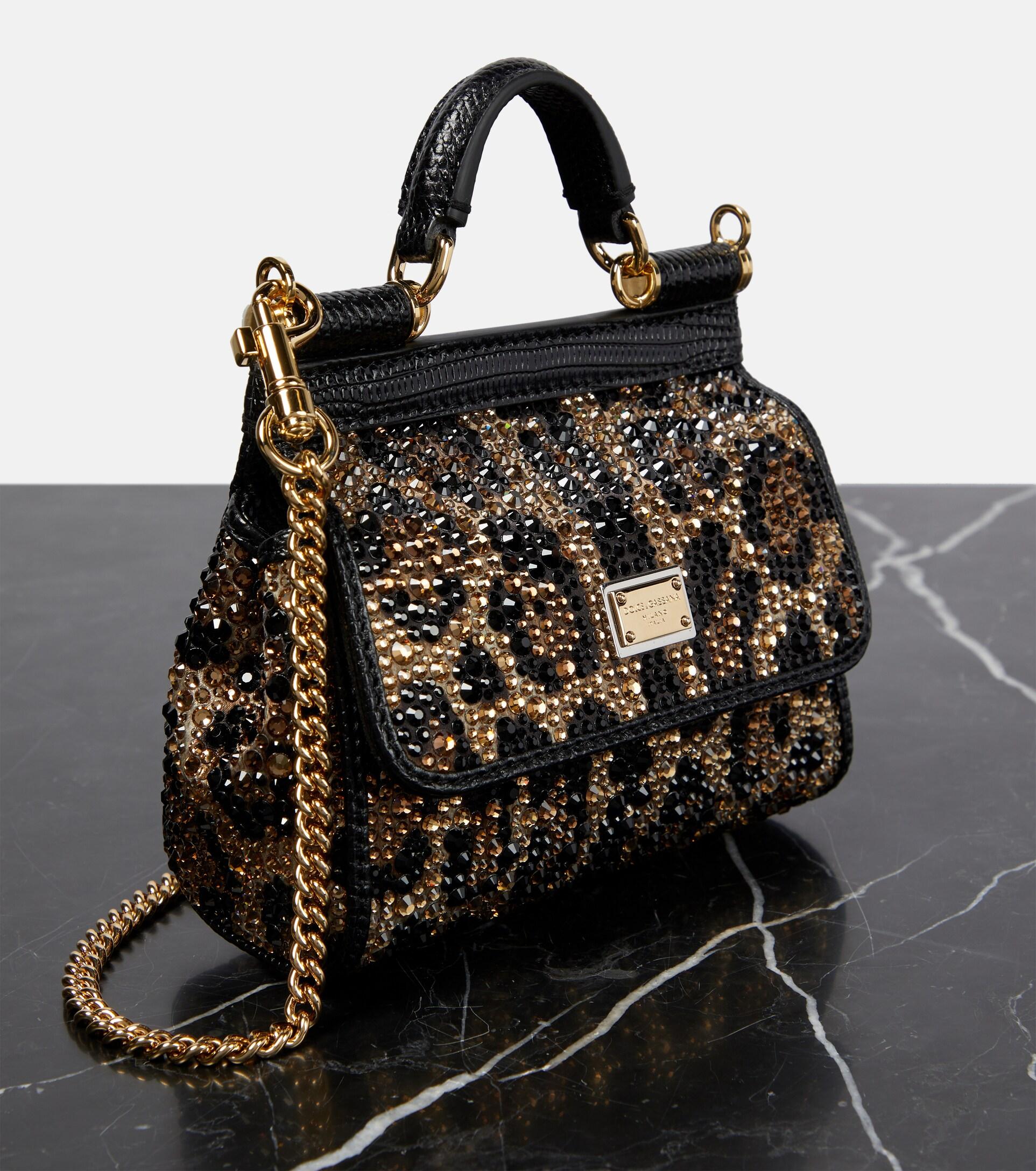 Dolce and Gabbana Black Medium Miss Sicily Bag
