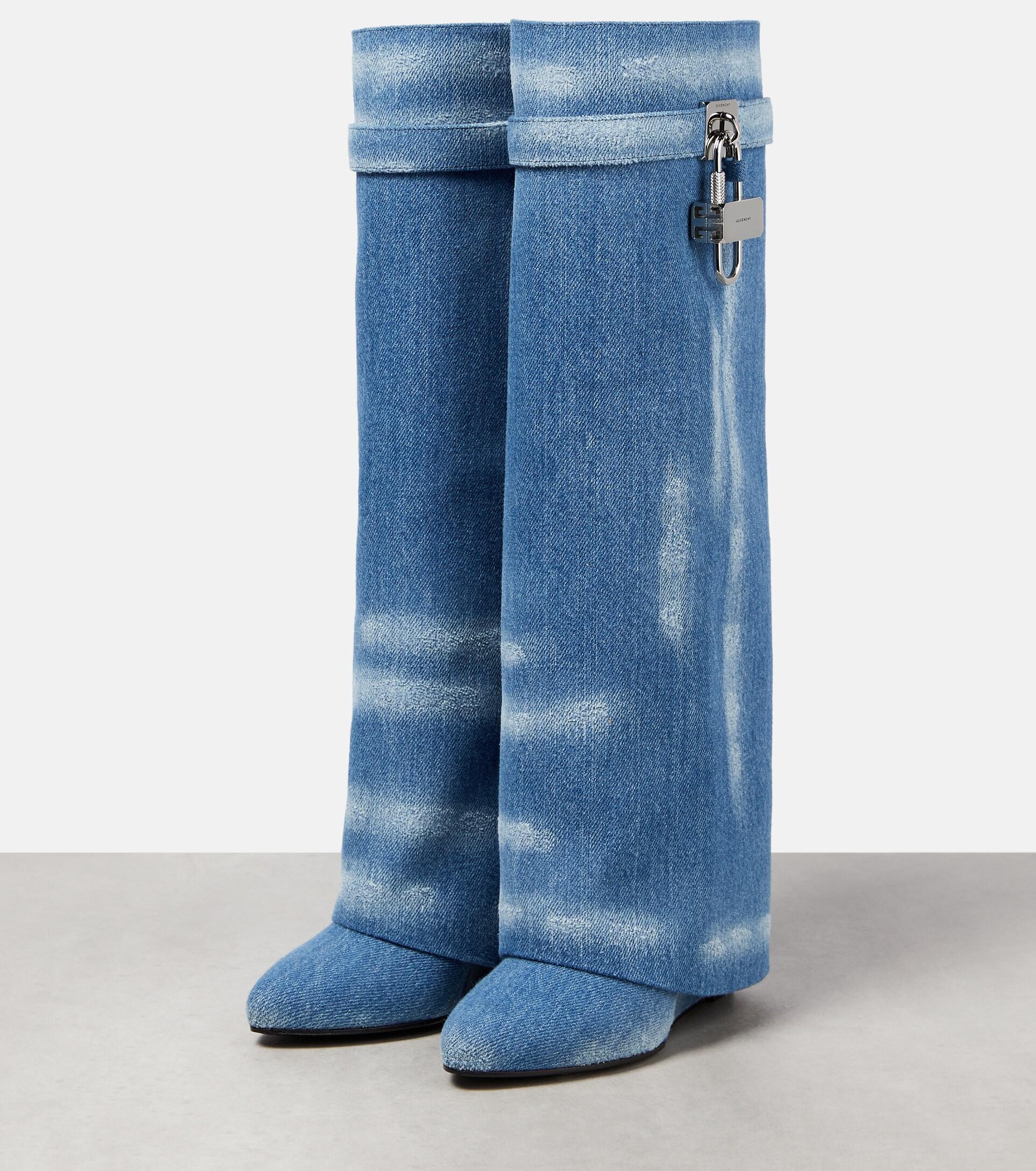 Givenchy blue sales label boots