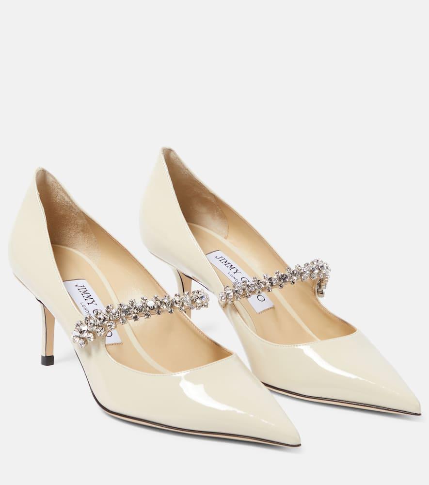 Jimmy Choo Bing Pump 65 Patent Leather Pumps in Natural Lyst