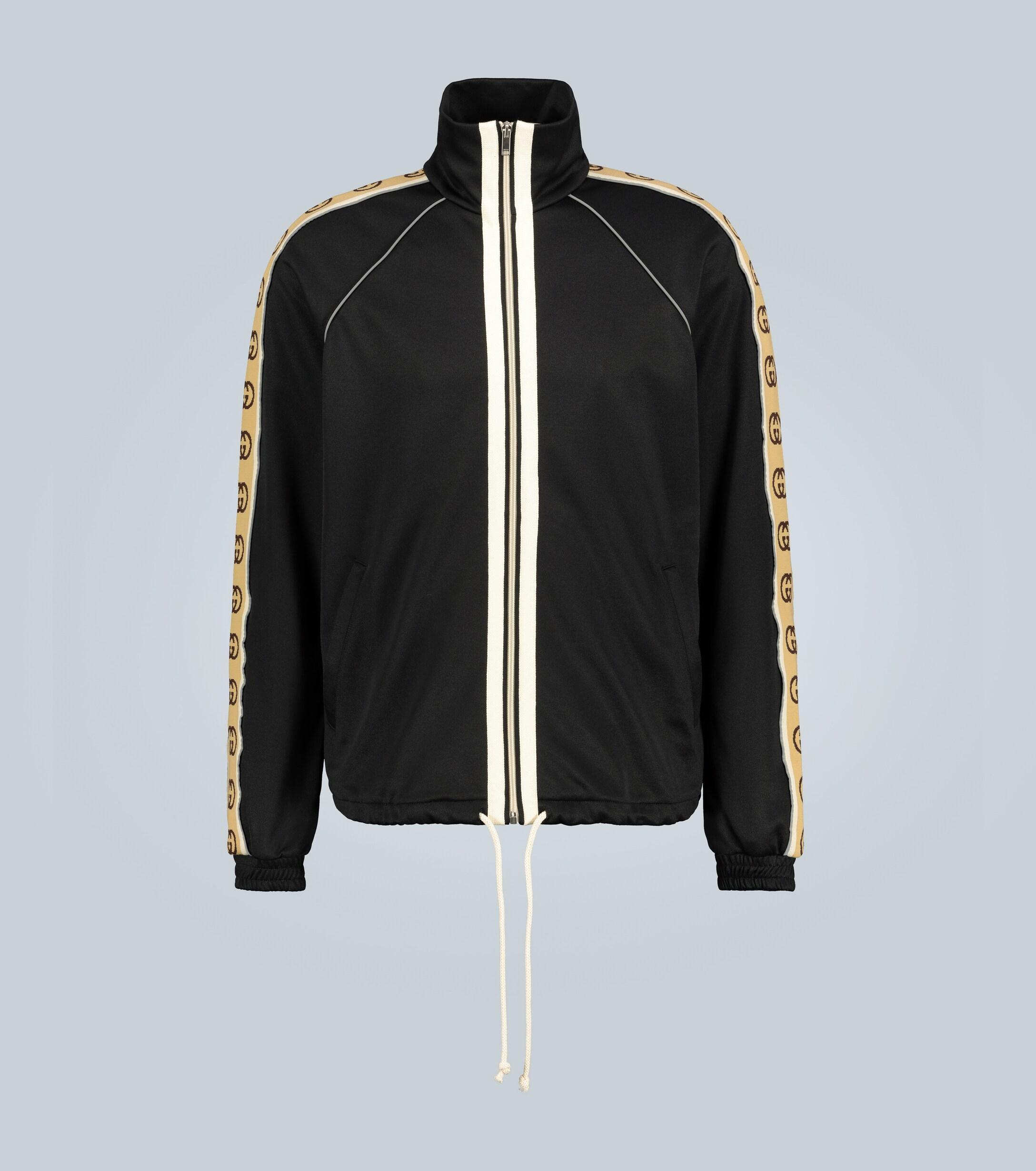 gucci oversize technical jersey jacket