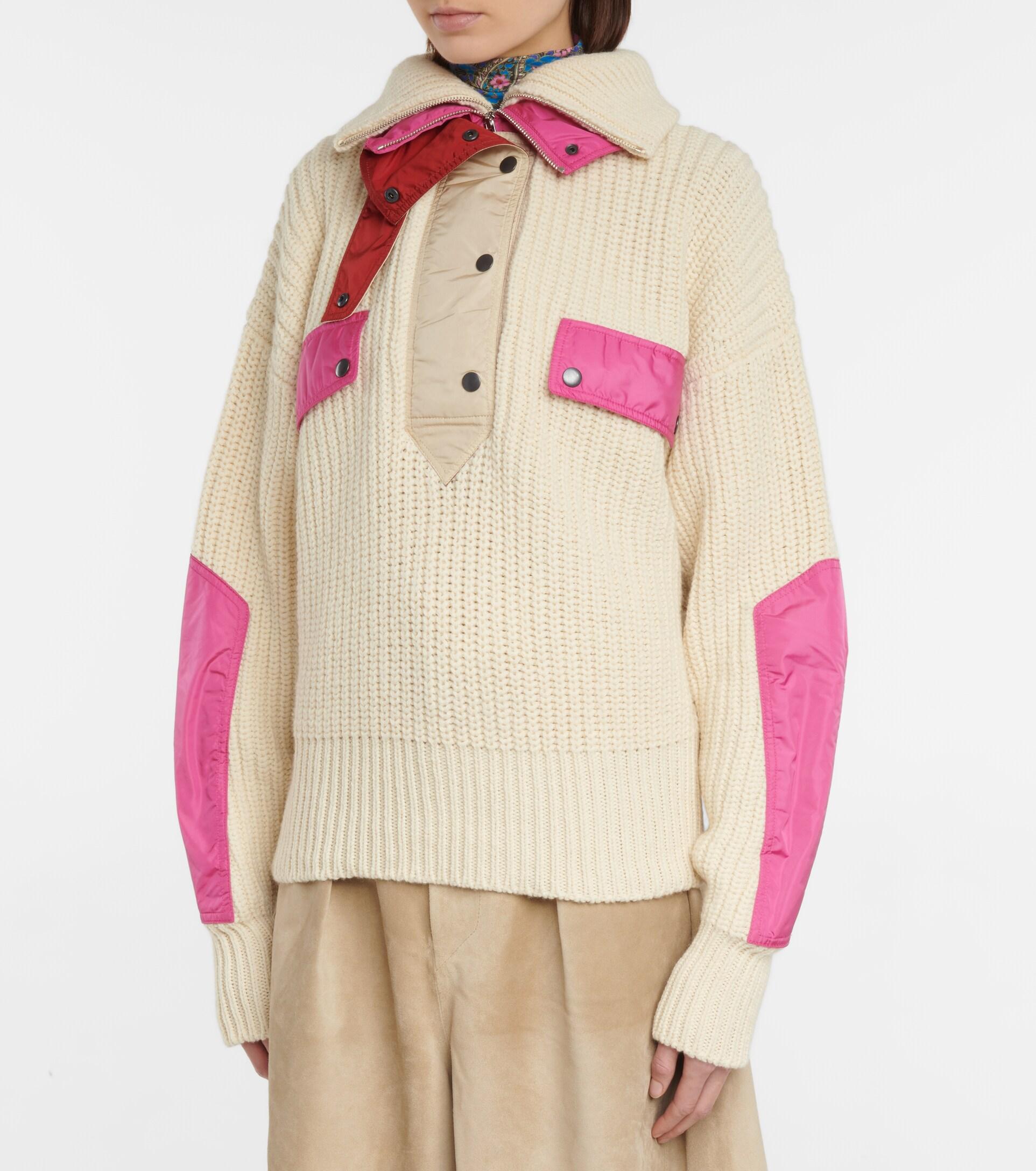 Isabel Marant Dempster Wool-blend Sweater in Pink | Lyst