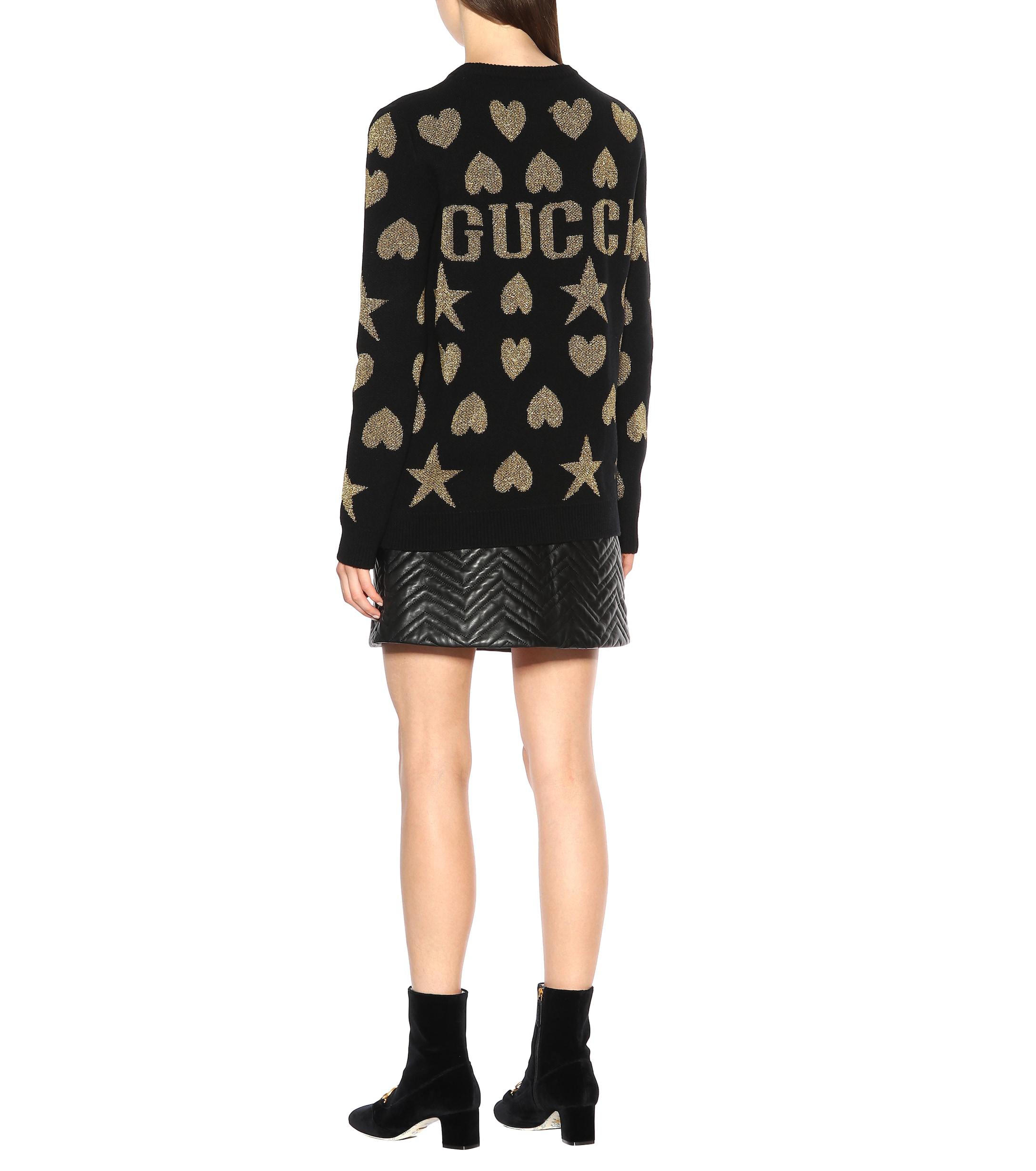gucci heart sweater