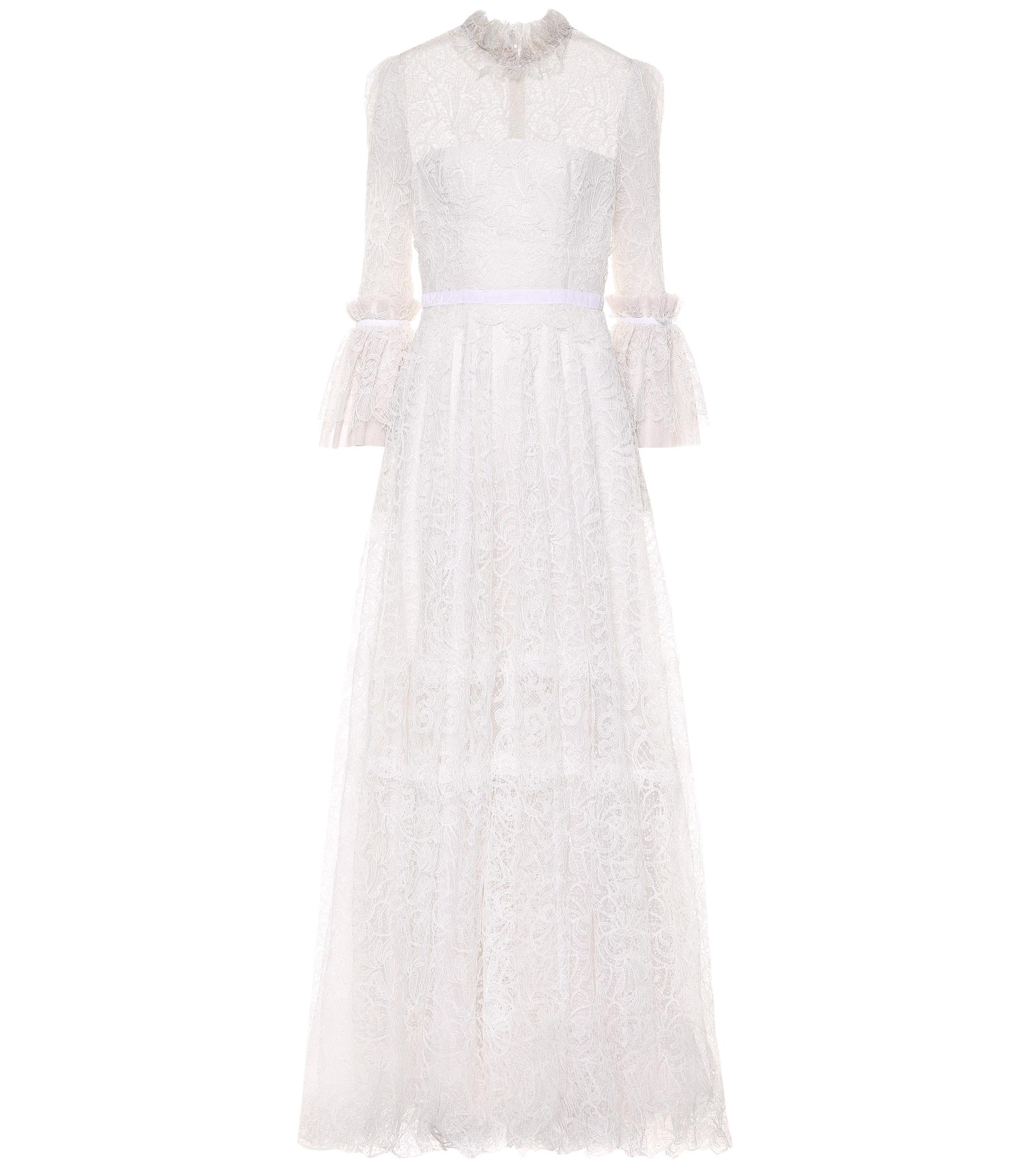 floral lace gown