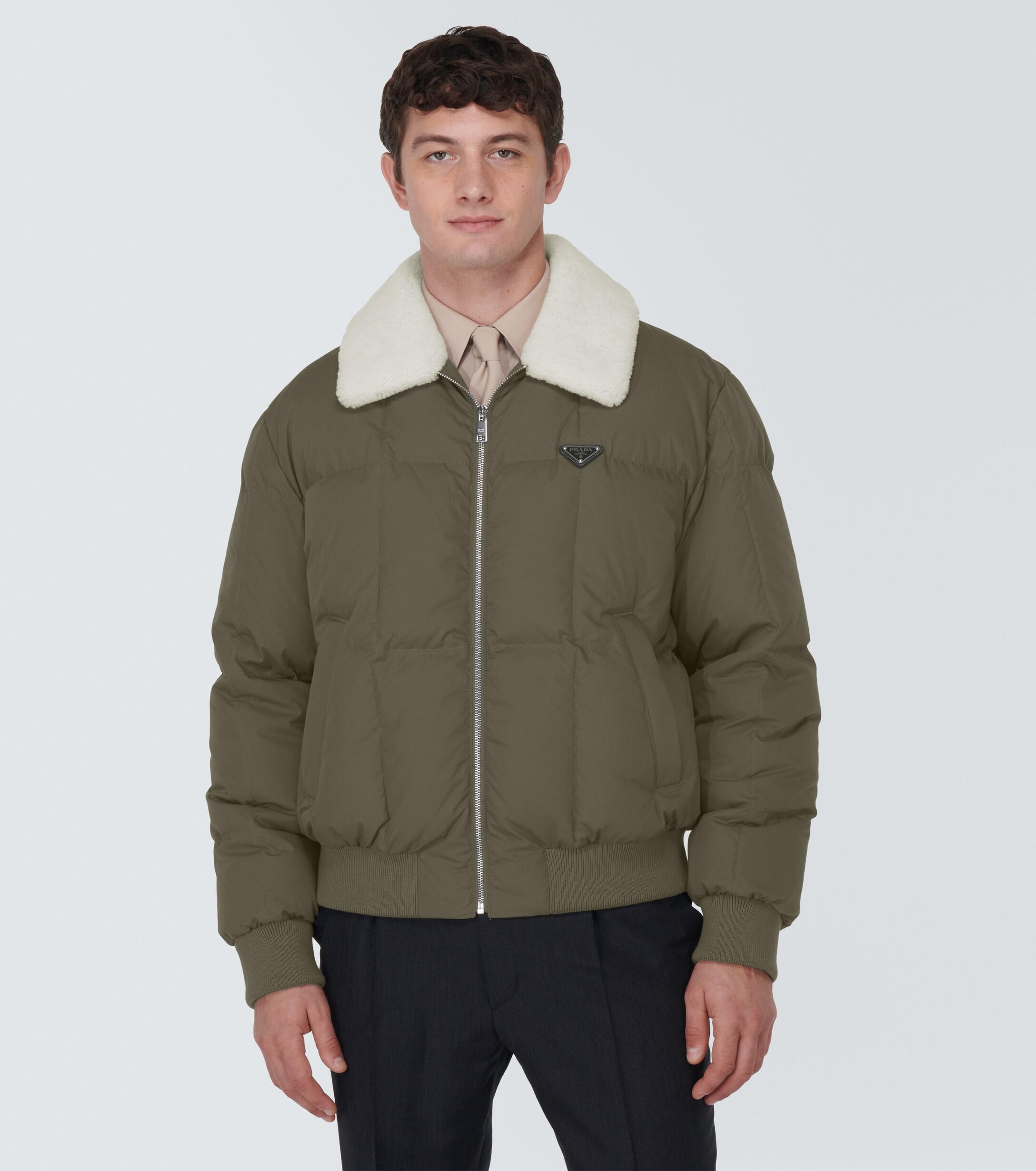 green prada puffer