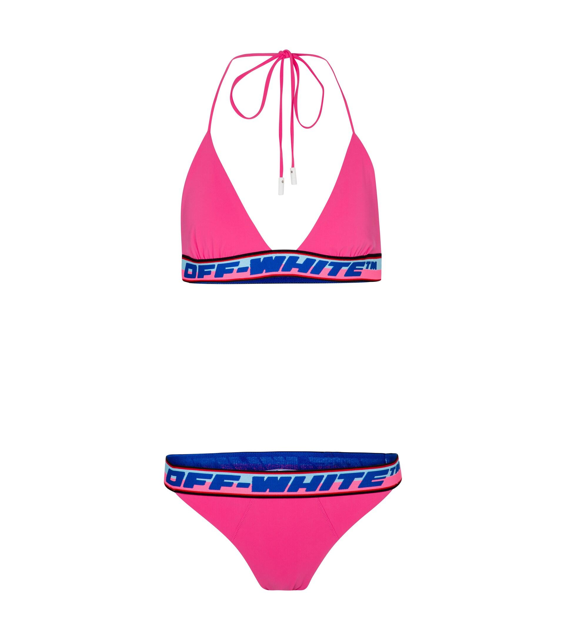 Off-White Zipped logo-print Bikini - Farfetch