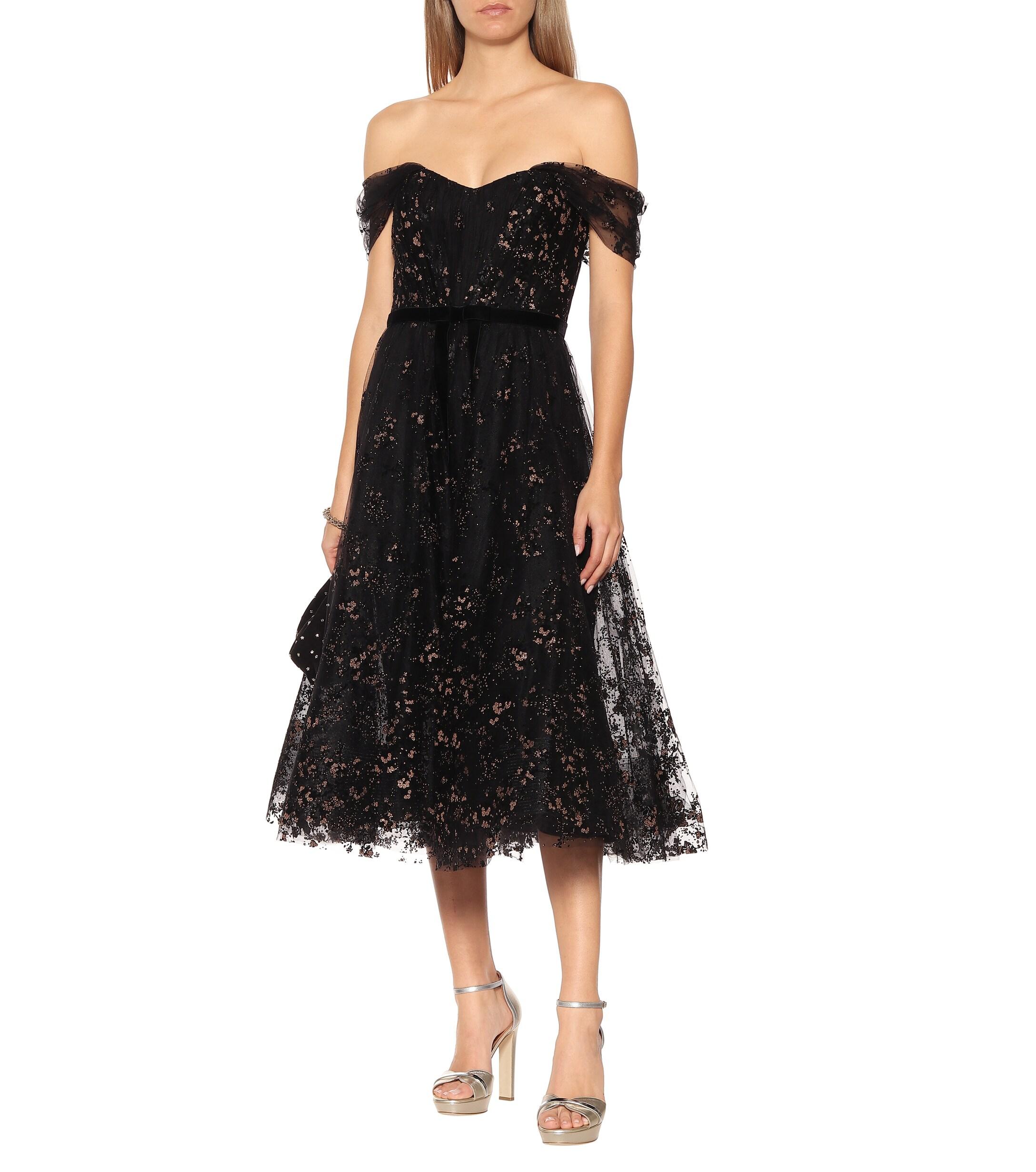marchesa notte black gown