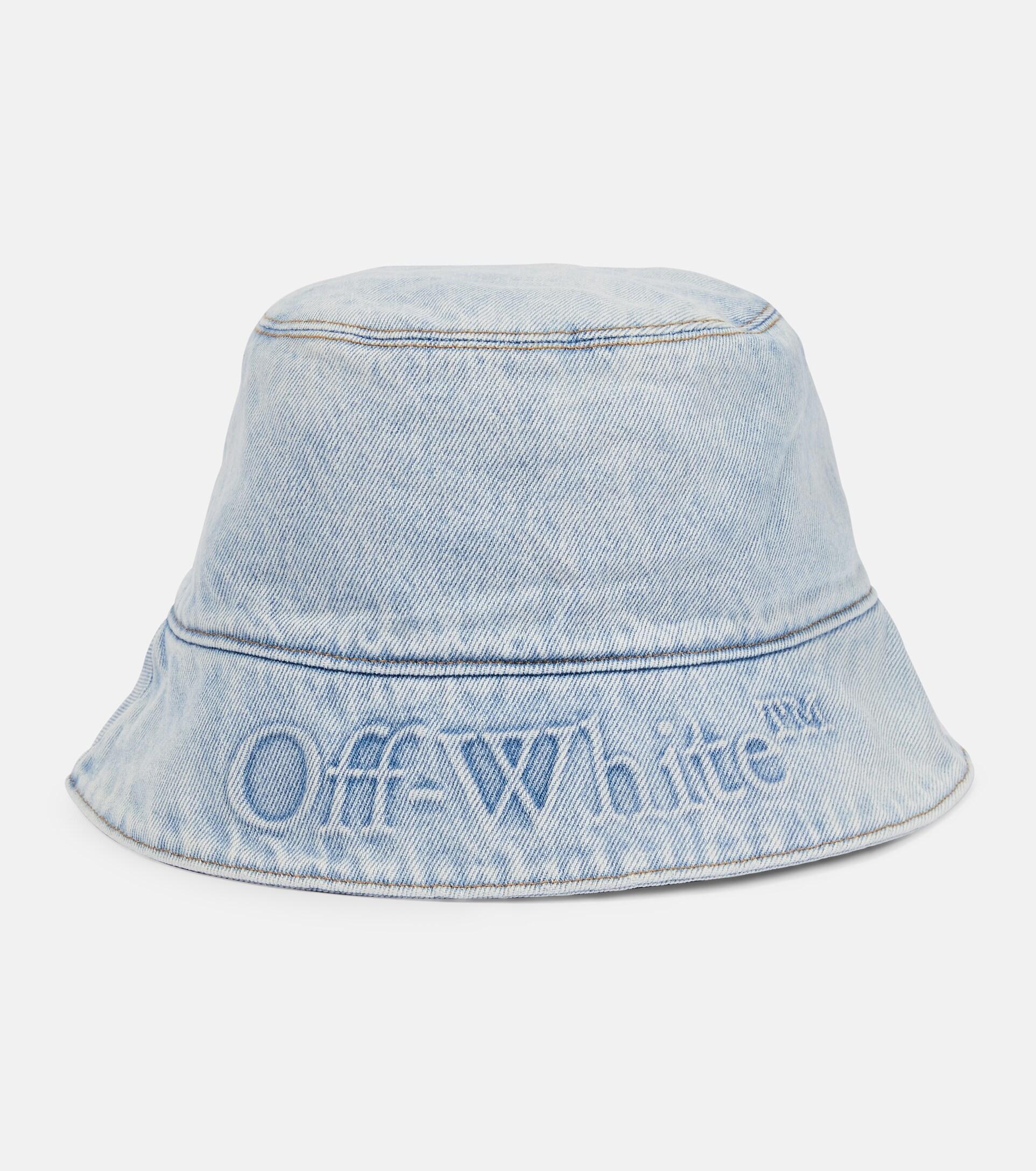 Off-White c/o Virgil Abloh Bookish Ow Denim Bucket Hat in Blue | Lyst