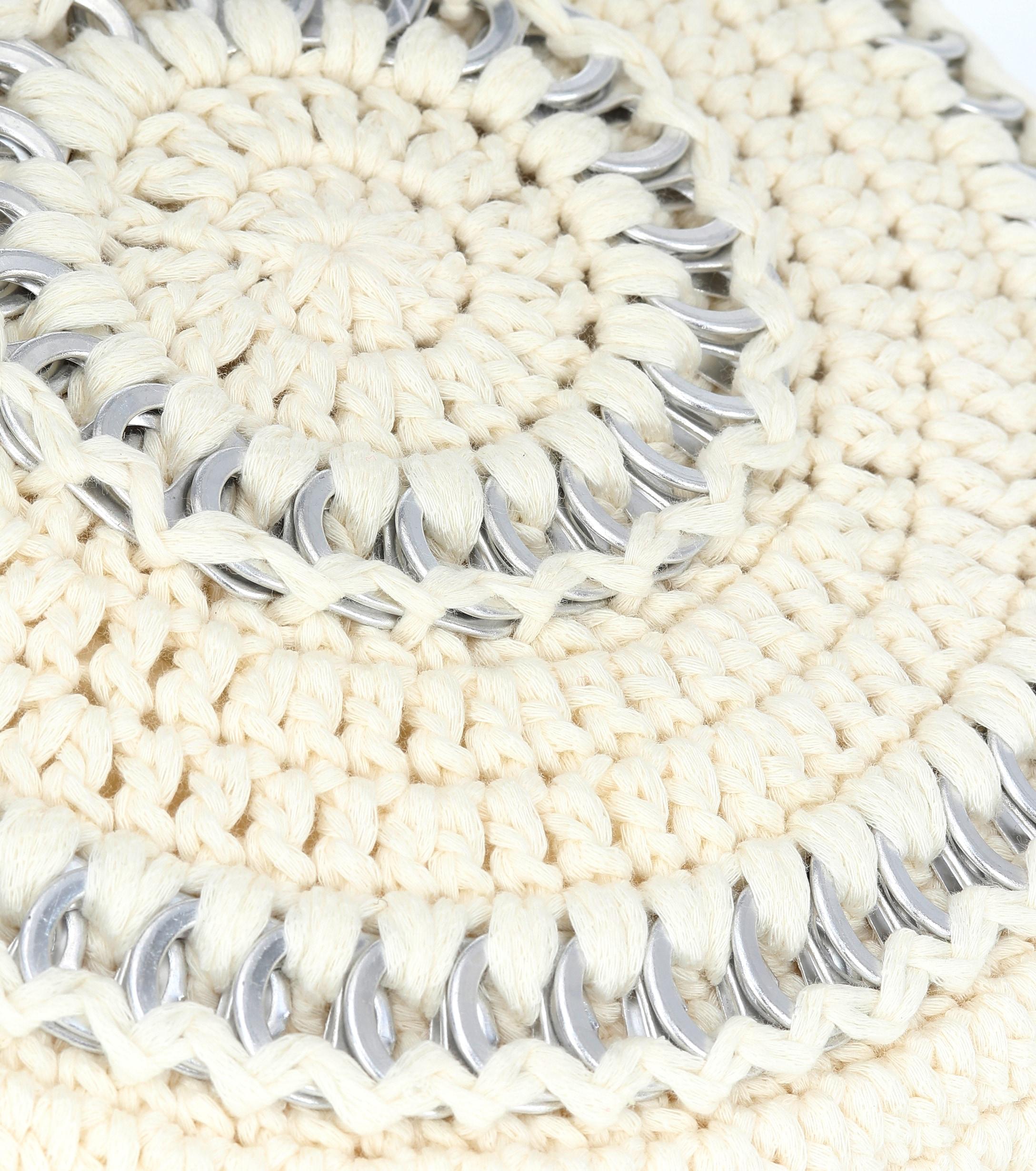 Ganni Crochet Cotton Beret | Lyst