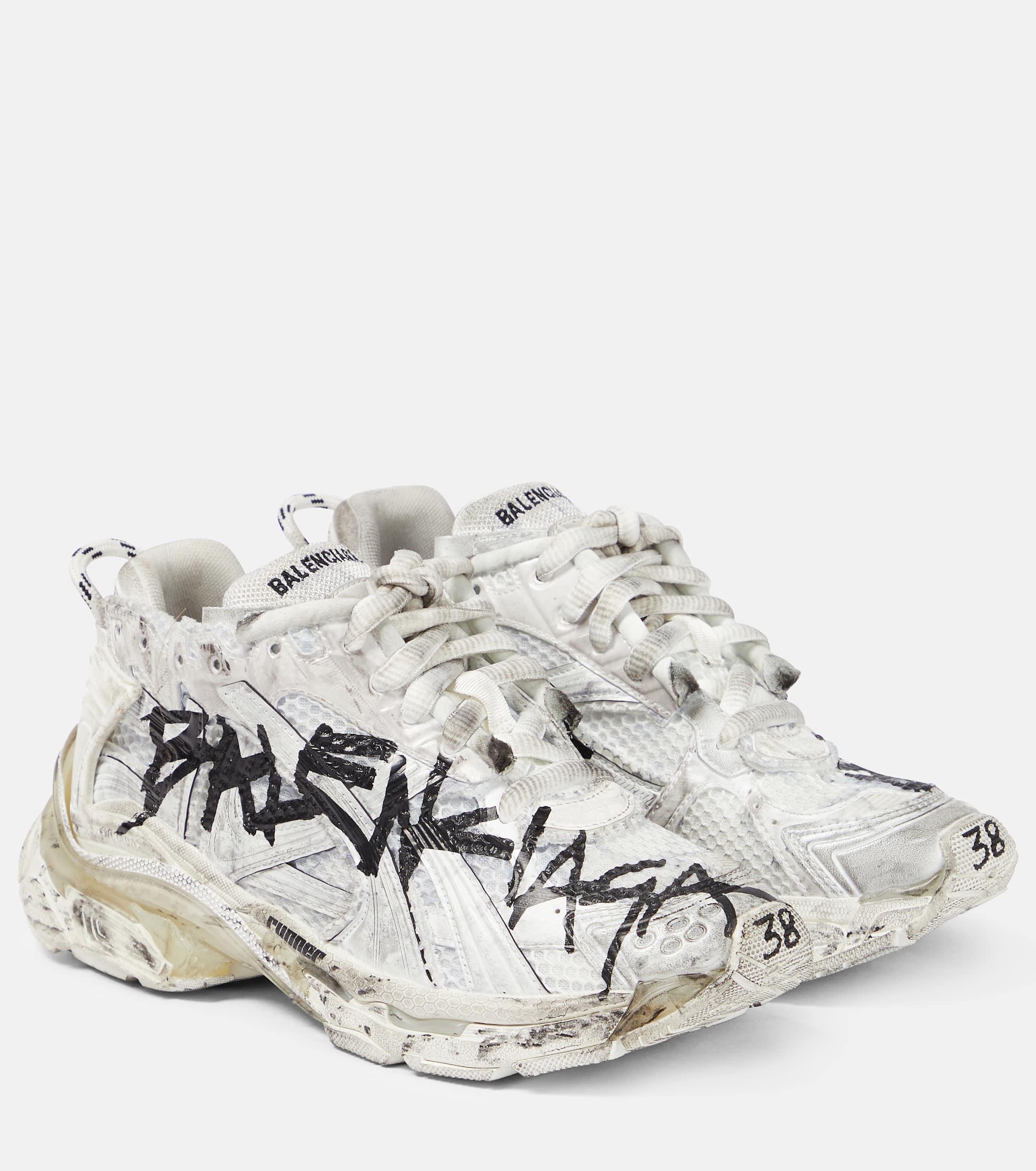 Metallic balenciaga shop sneakers