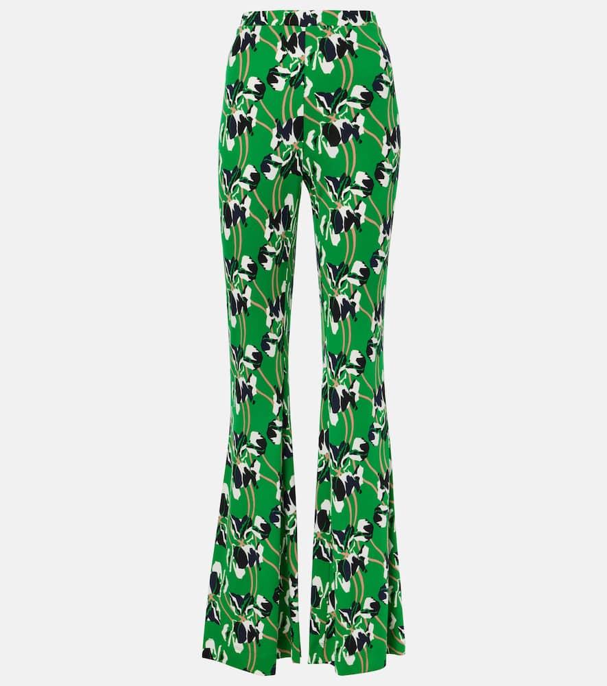 Pantalon Jambes Larges Diane Von Furstenberg « Ellington » - Taille US XS, Rouge, Neuf étiqueté