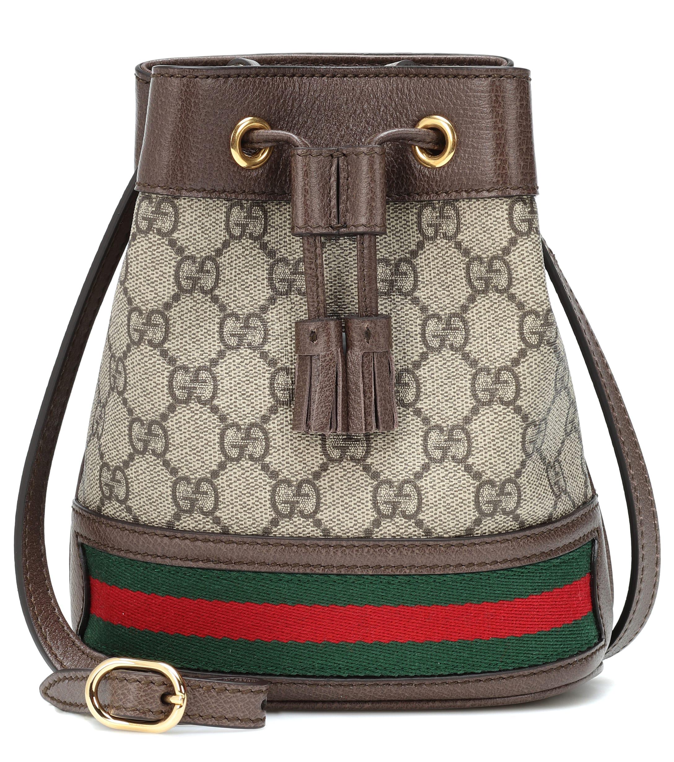 Gucci Canvas Ophidia GG Mini Bucket Bag in Beige (Natural) - Lyst