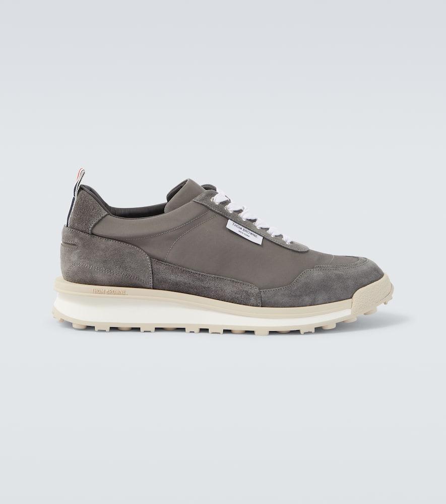スニーカー THOM BROWNE Men Sneakers MFD261AF0057035 Grey Thom Browne Sneakers Men Grey – Modishus