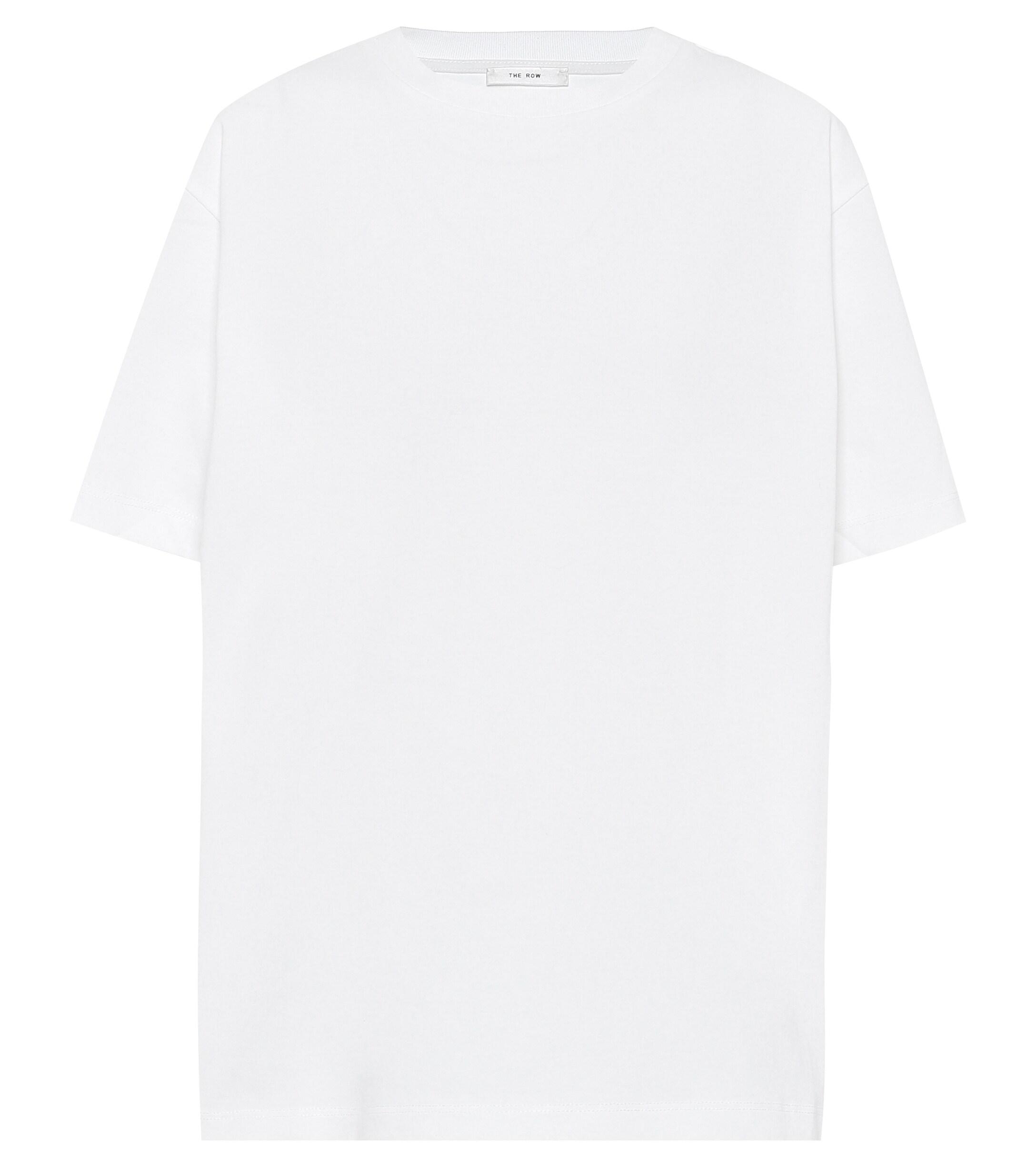 The Row Ramie Cotton T-shirt in White - Lyst