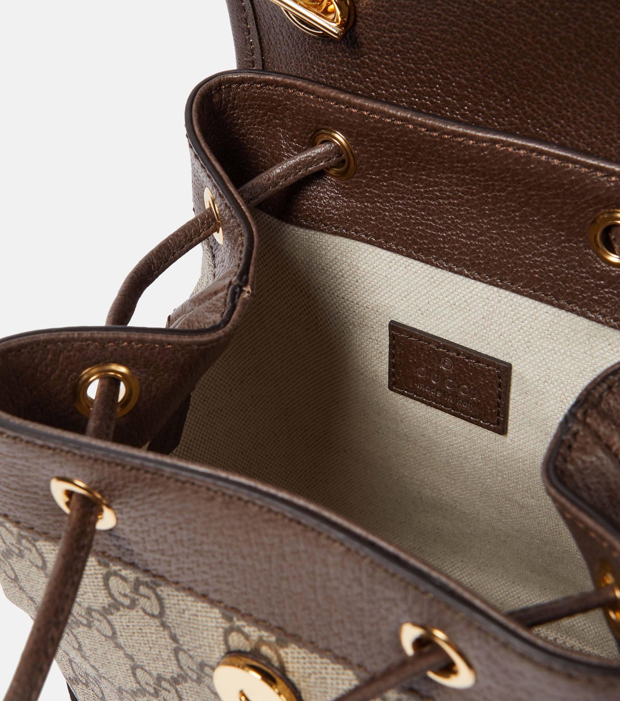 Gucci Ophidia Brown Leather Backpack with Gold Hardware Pretty sure he was singing about this gorgeous Gucci Ophidia  main image 4