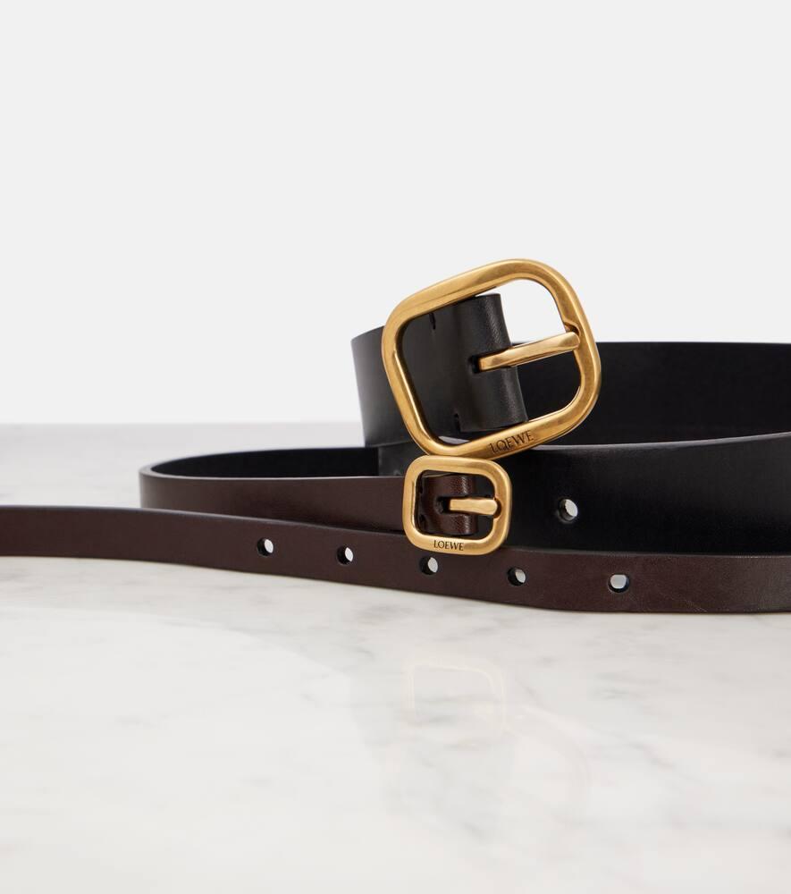 【Loewe】 Multi leather belt Loewe Multi Leather Belt in Black | Lyst