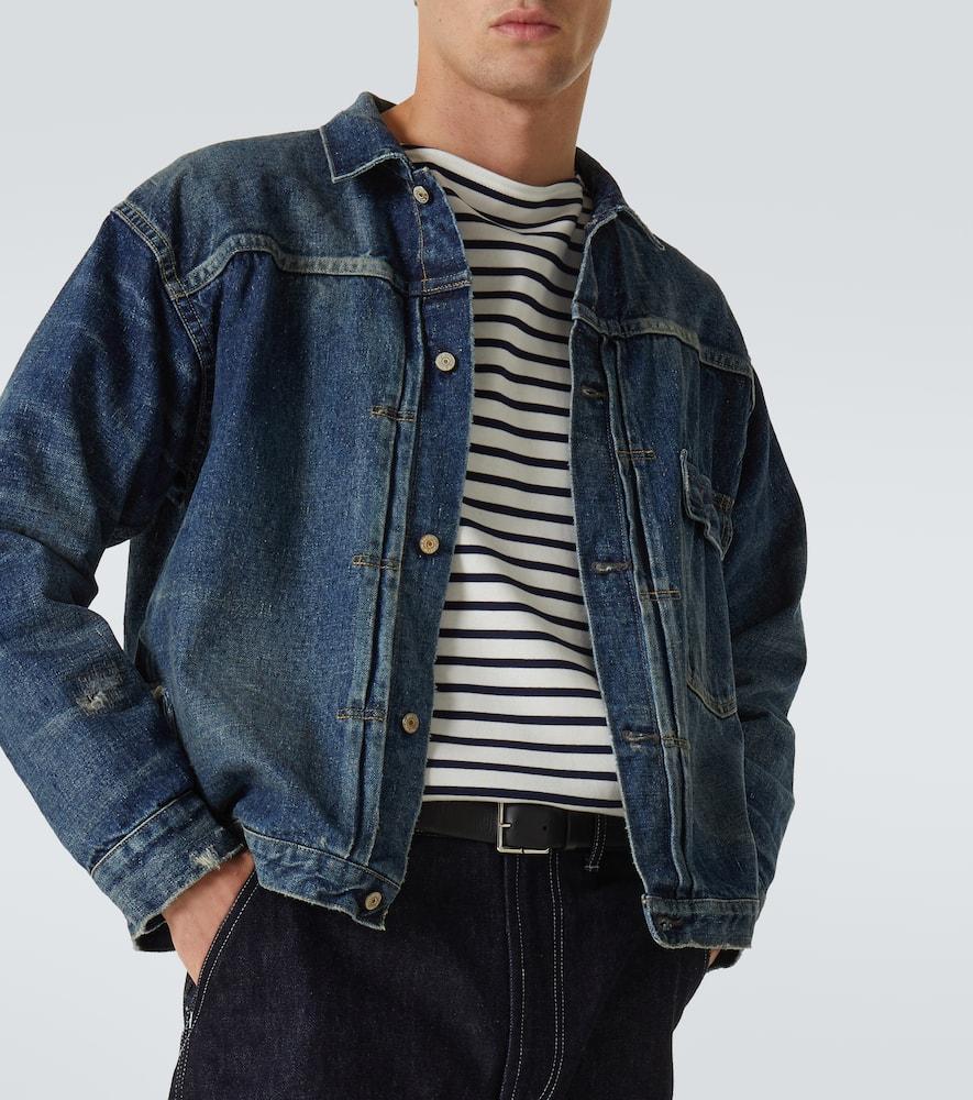 Junya Watanabe X New Manual Denim Jacket in Blue for Men | Lyst UK