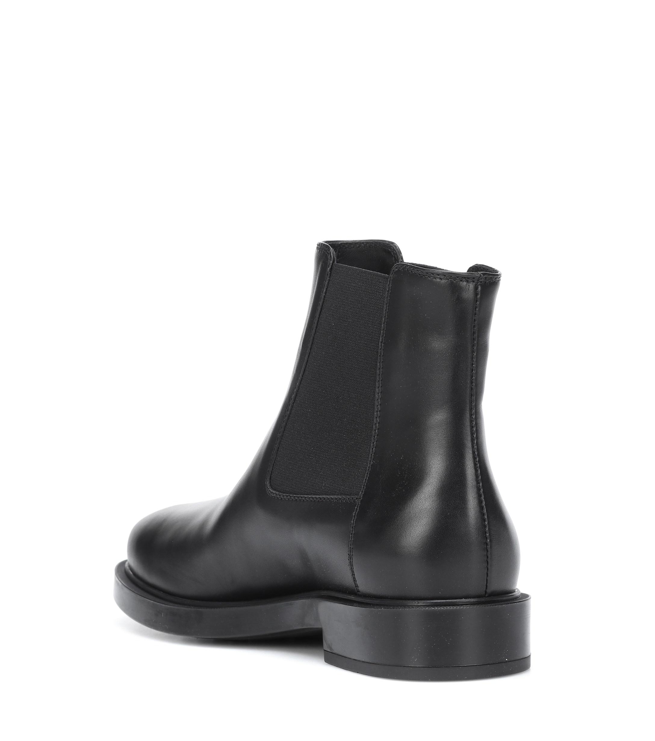 Tod's Leather Chelsea Boots in Black - Lyst
