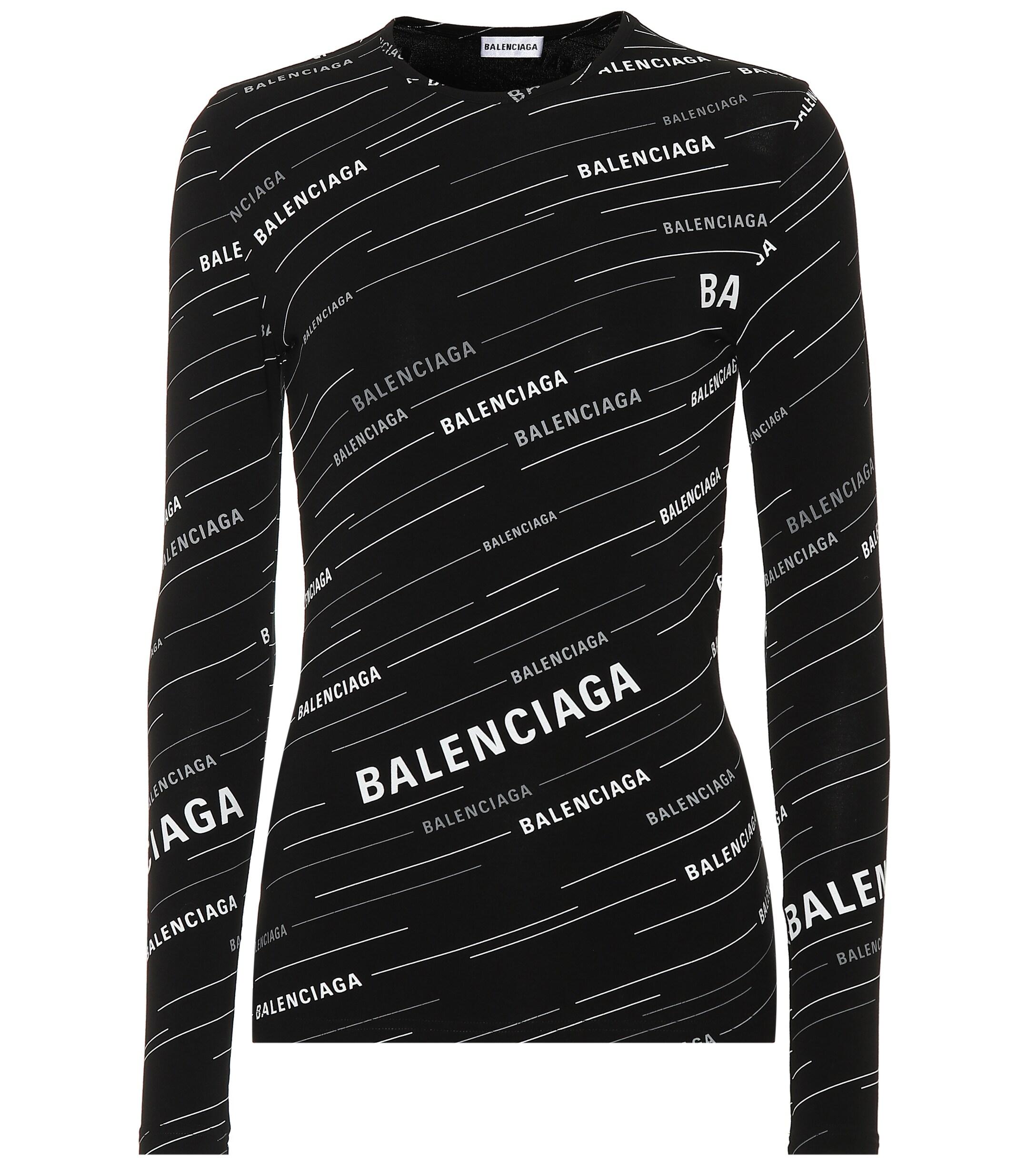 Balenciaga Spring 19 Logo Ribbed-knit 