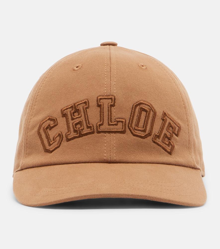 Chloé Signature Canvas Baseball Cap in Natural | Lyst display picture 1