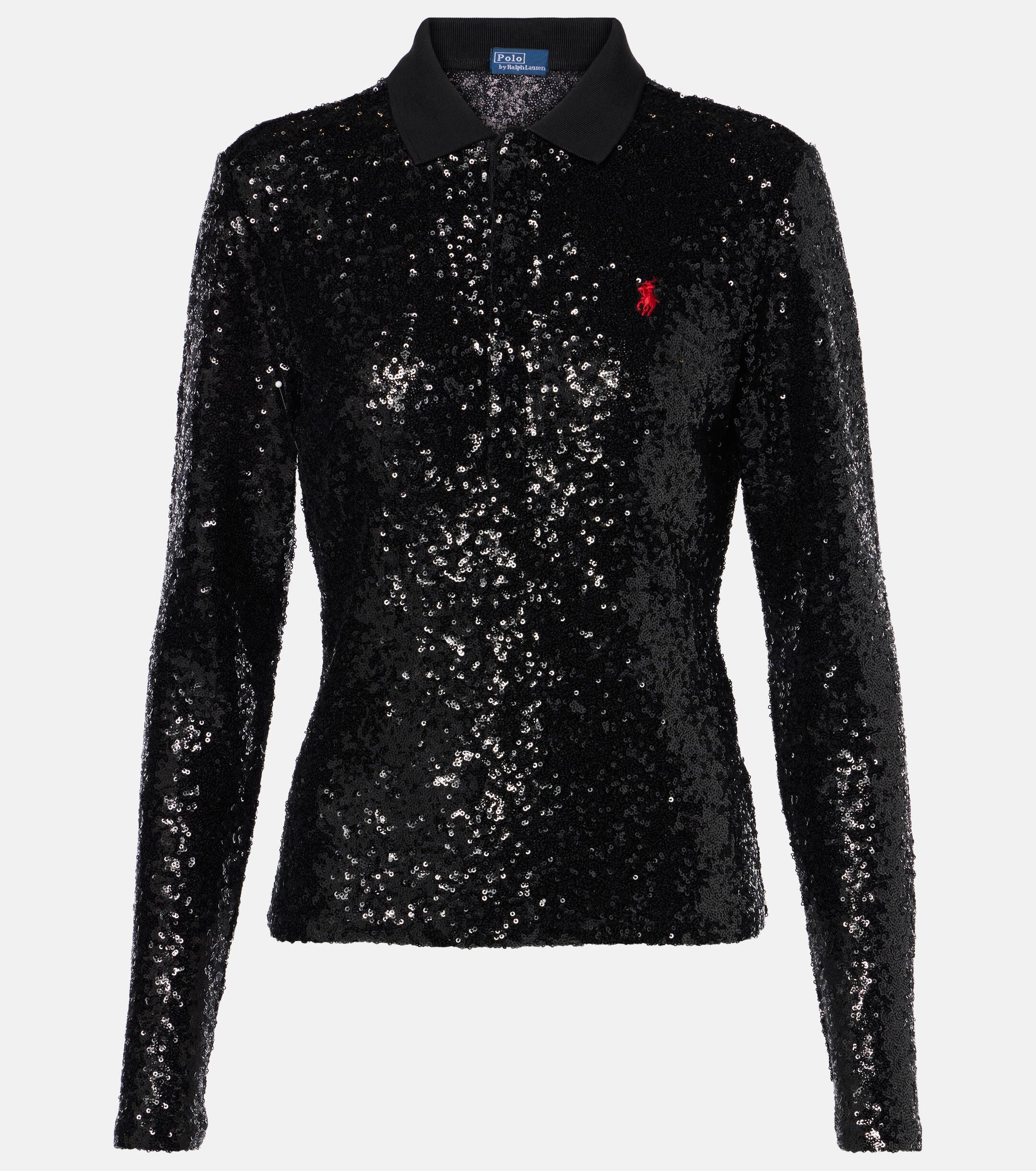 ralph lauren sequin top