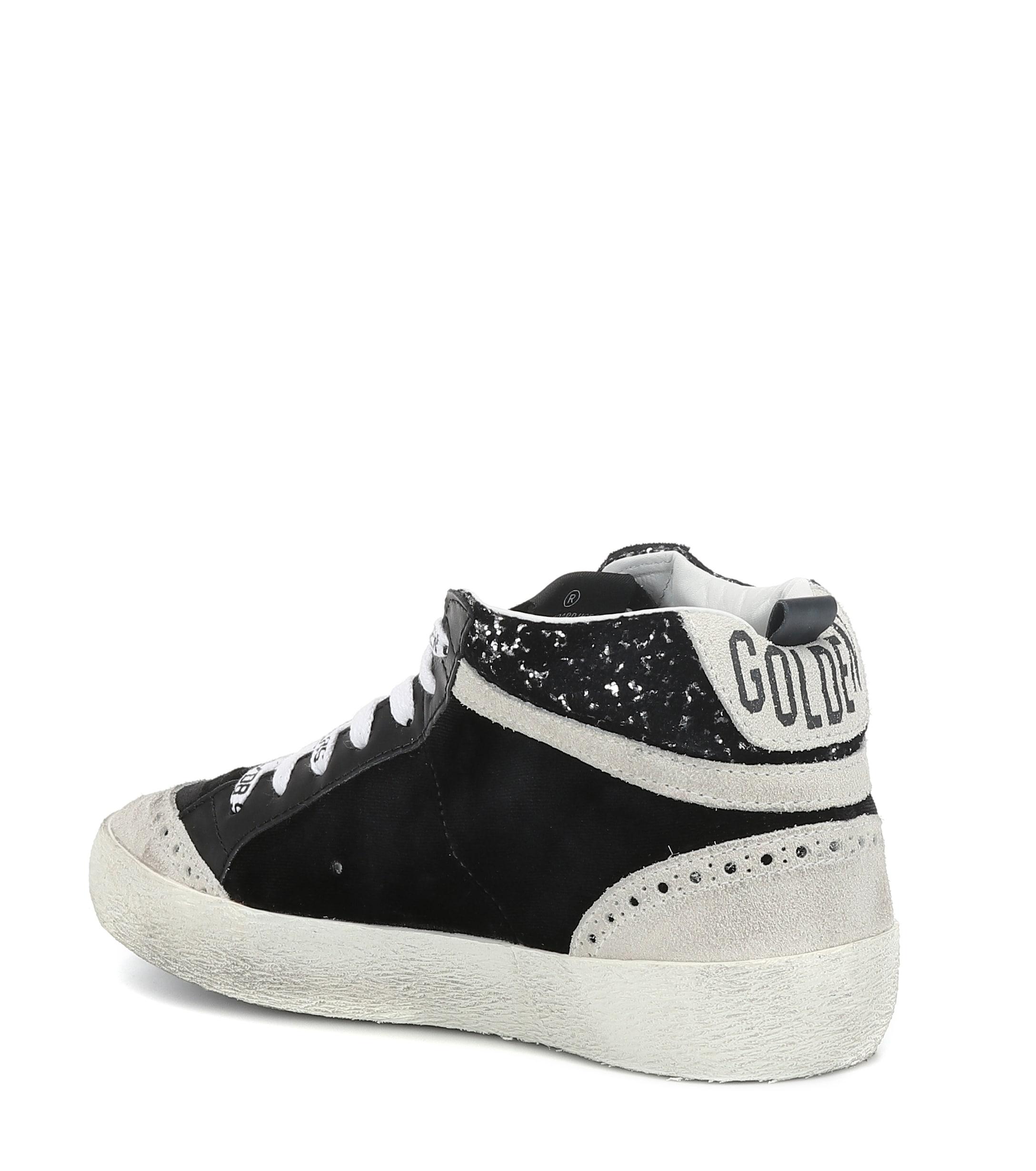 Golden Goose Exclusivo En Mytheresa - Zapatillas Altas Mid Star De Ante Y  Piel in White | Lyst