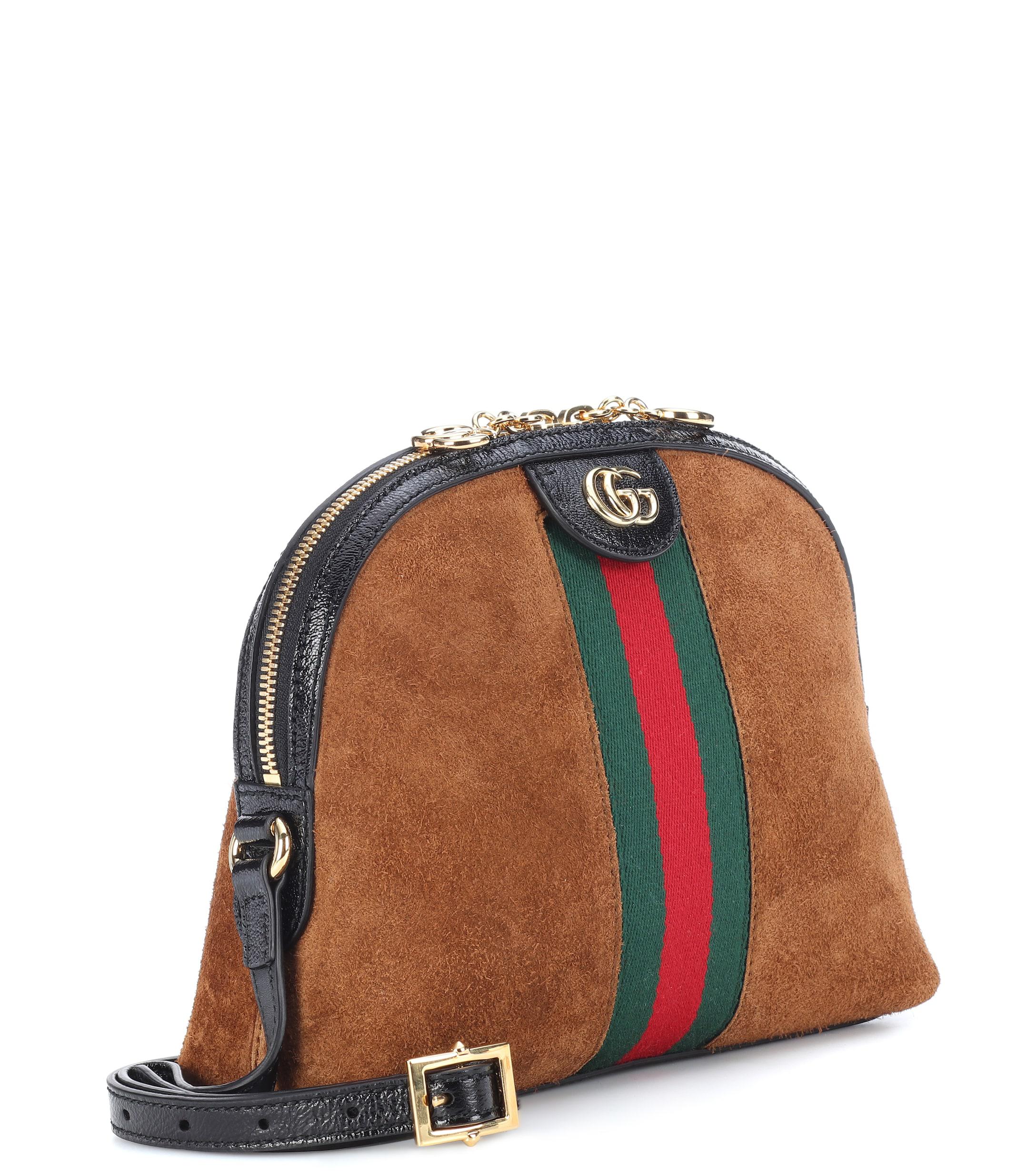 Gucci Ophidia Suede Crossbody Bag in 