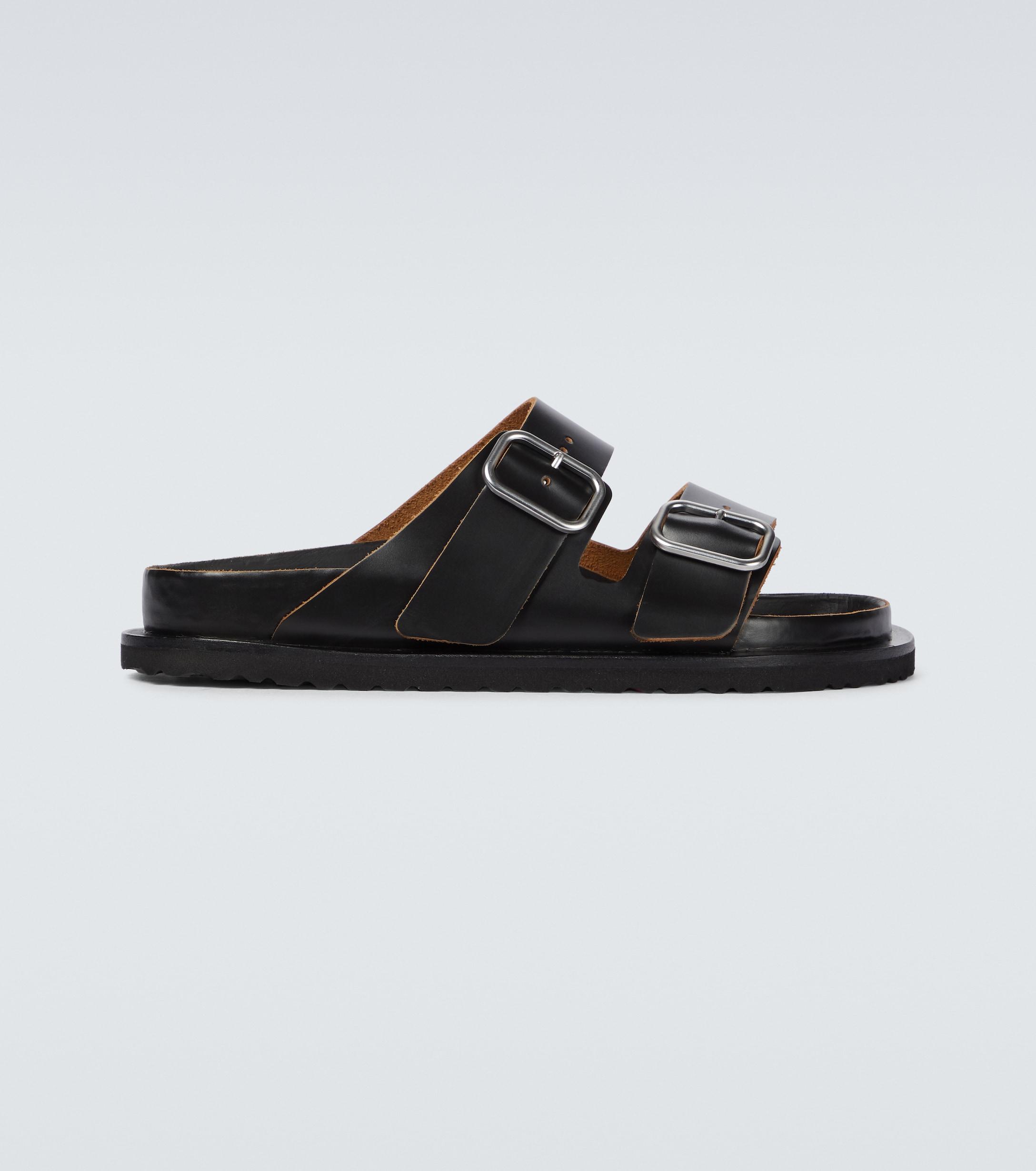 Jil Sander Birkenstock x Sandalen Arizona Naxos aus Leder in Schwarz fur Herren Lyst DE