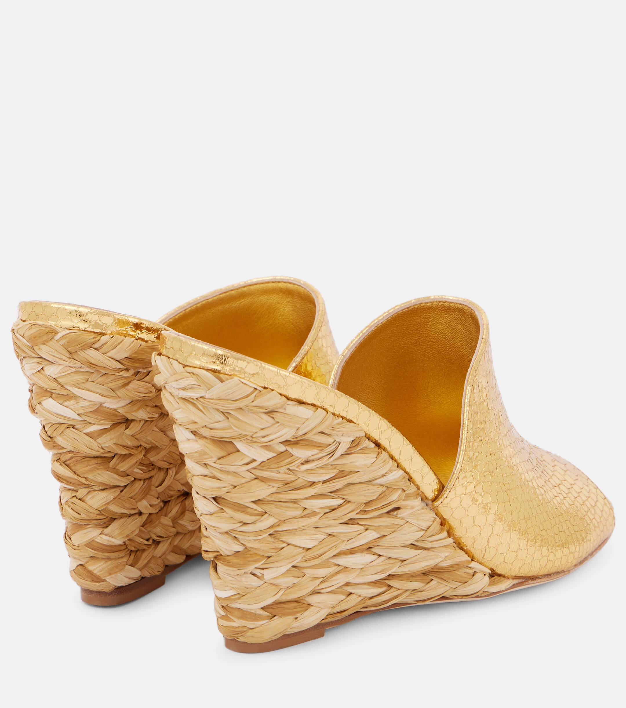 Paris Texas Women´s Metallic Deia 100 Leather-Trimmed 