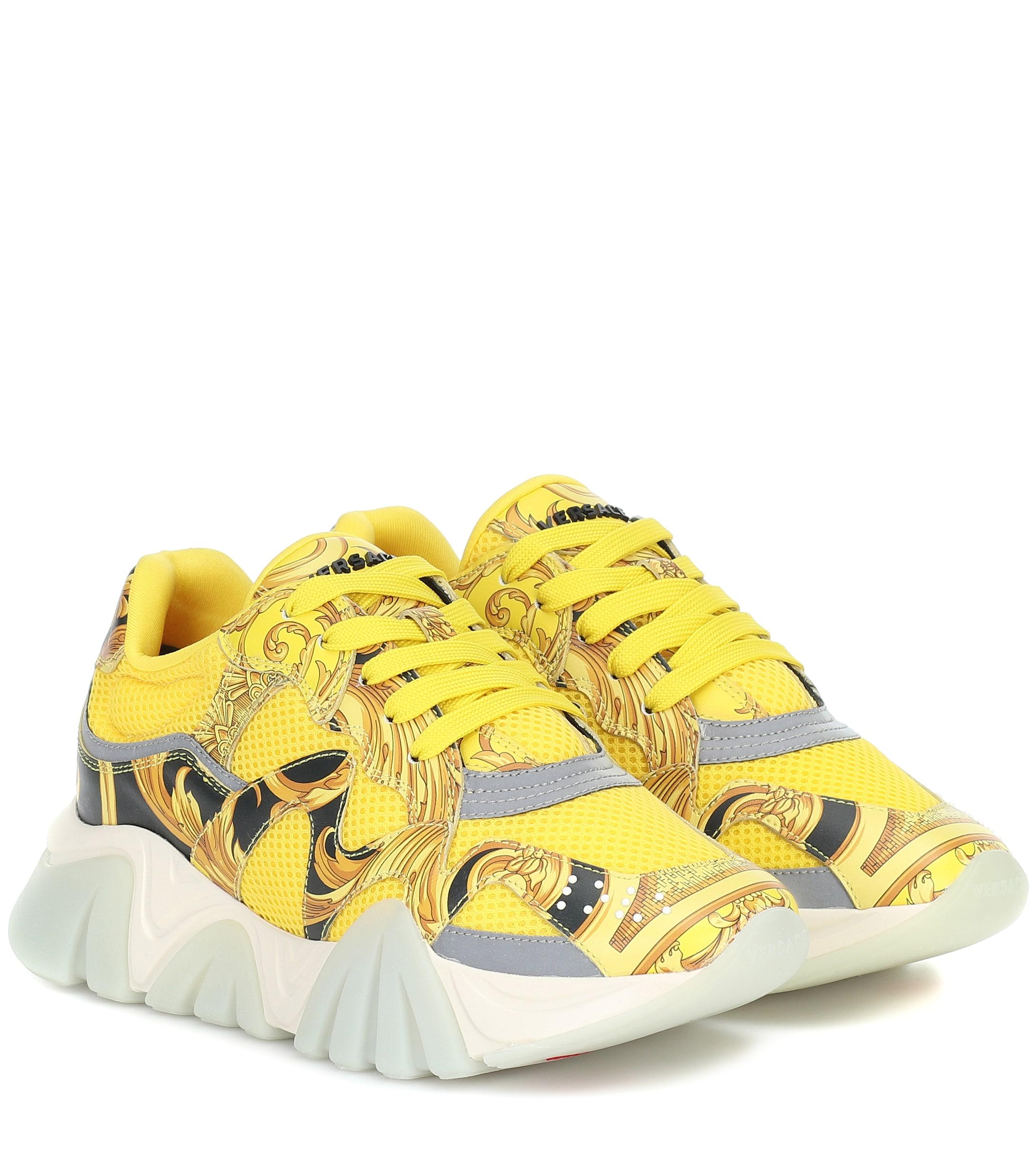 versace yellow sneakers