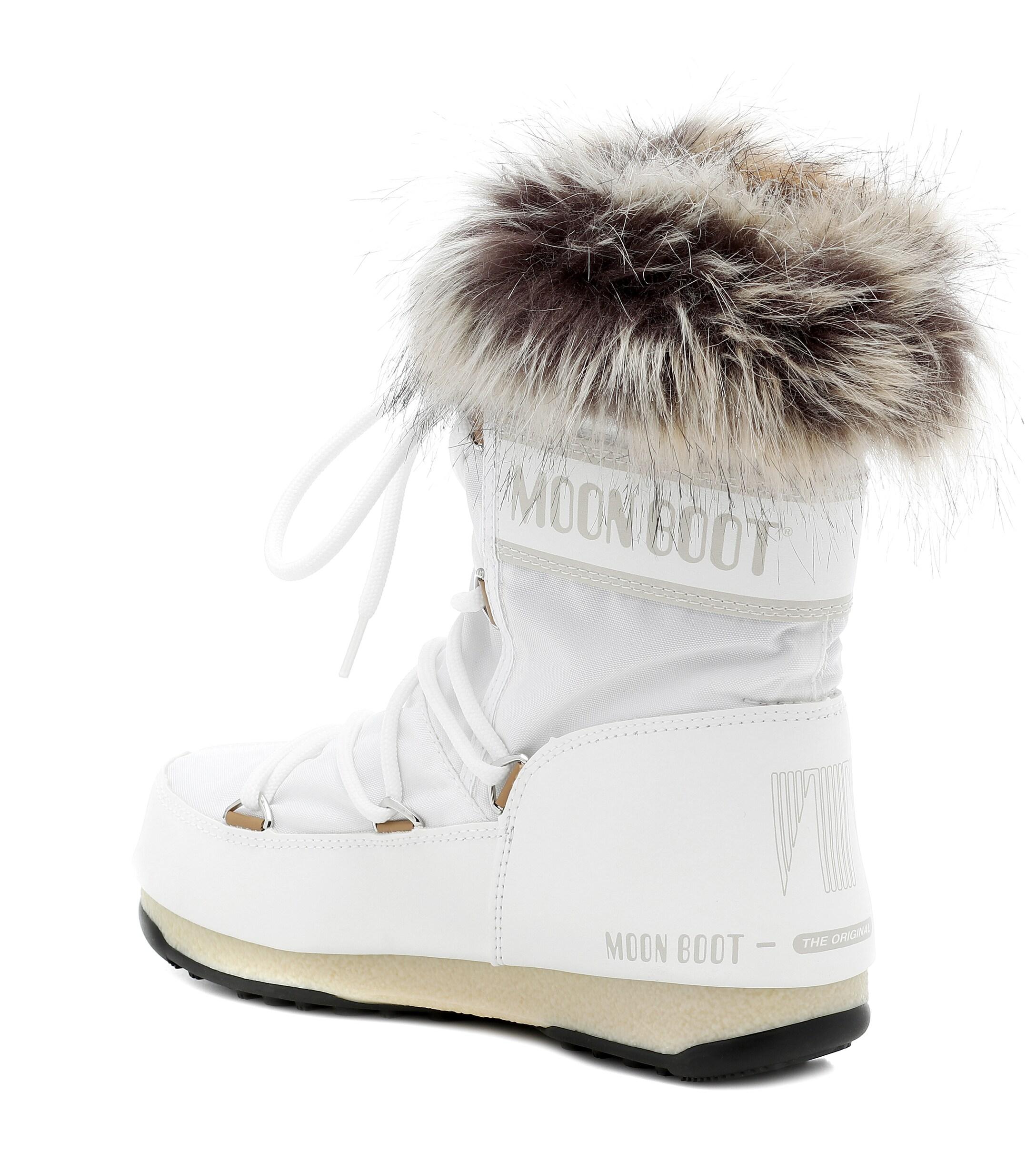 moon boot monaco low fur