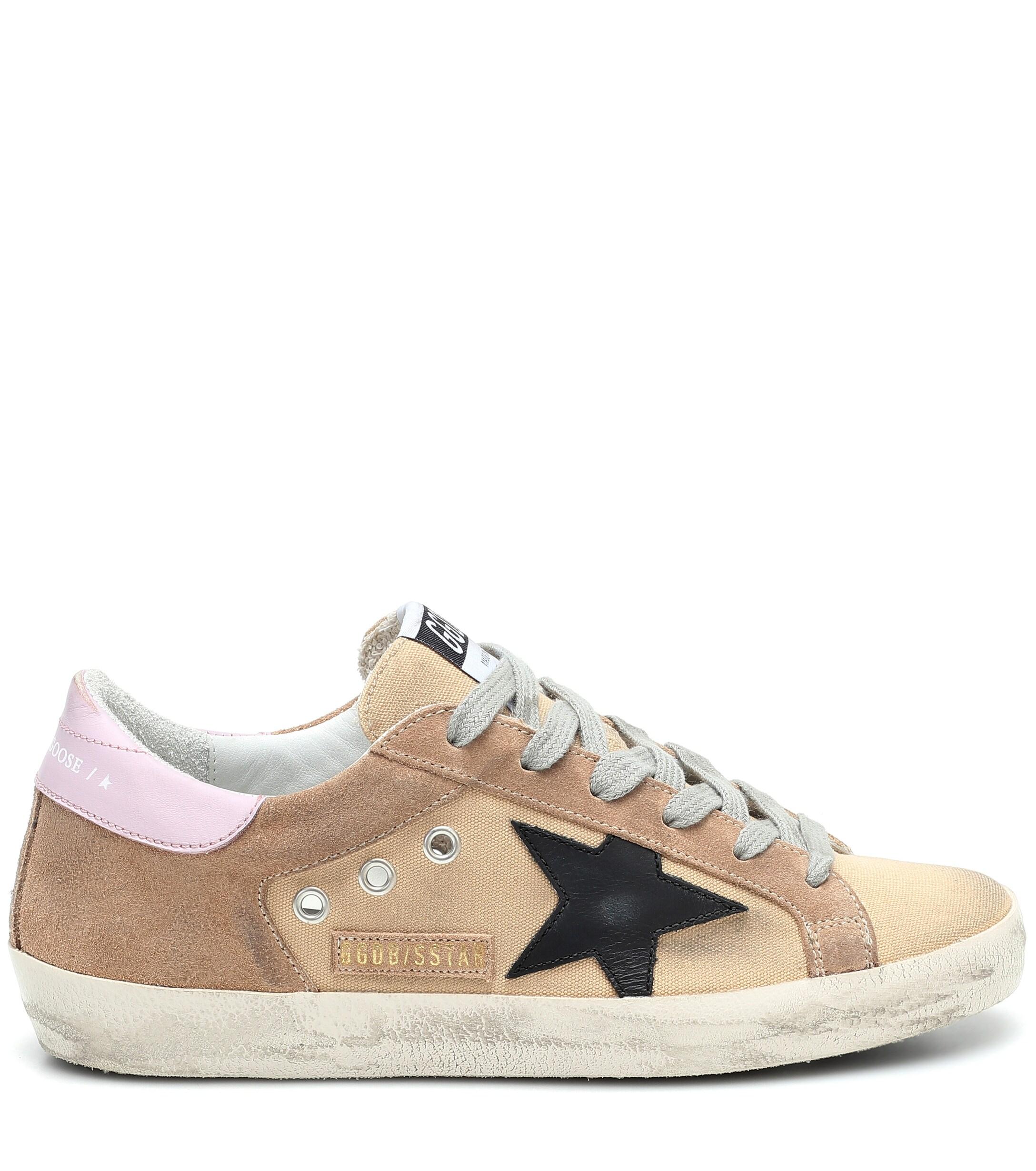 Golden Goose Deluxe Brand Superstar Canvas Sneakers in Beige (Natural) - Save 31% - Lyst