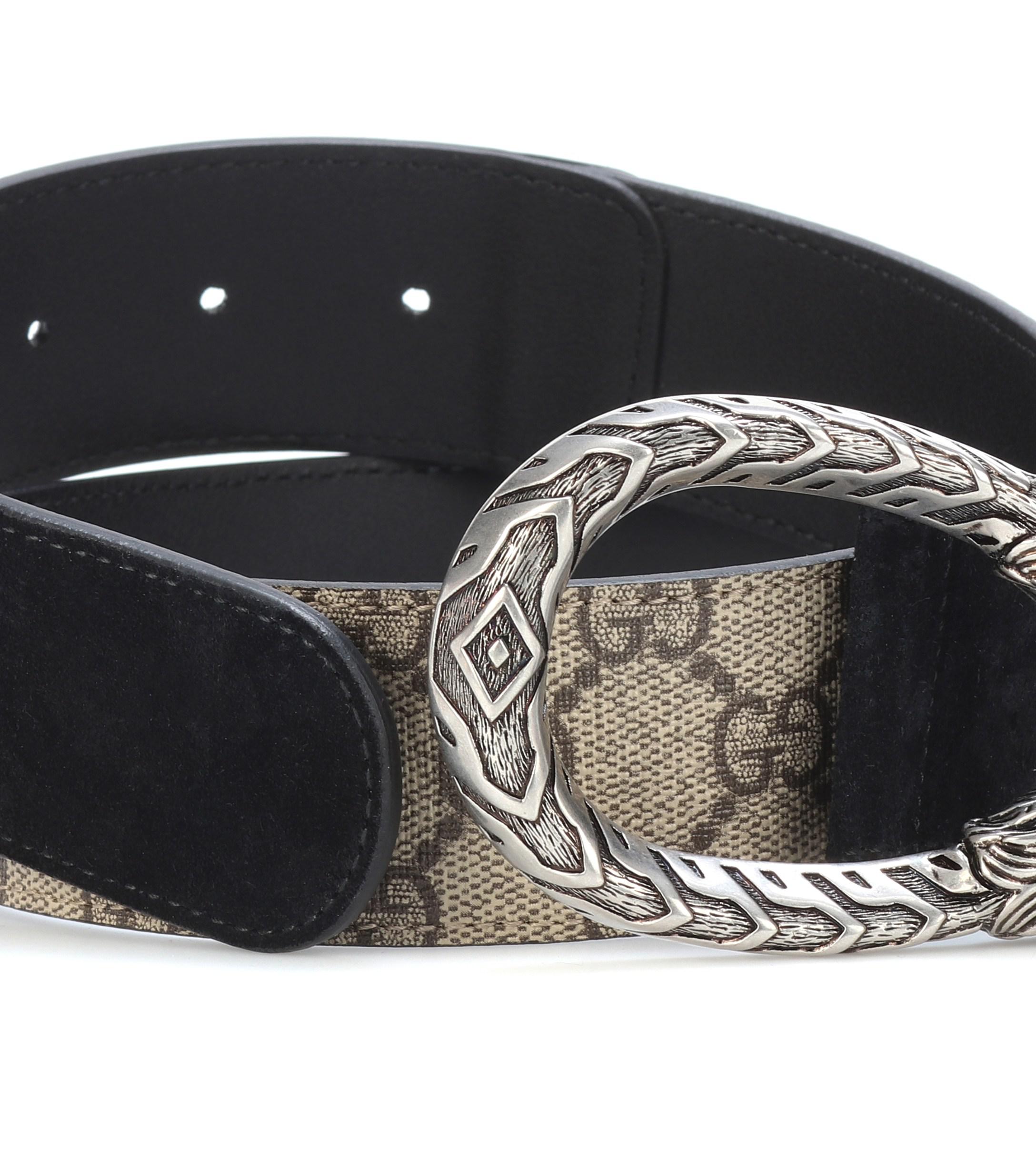 Gucci Canvas Dionysus GG Supreme Belt - Lyst