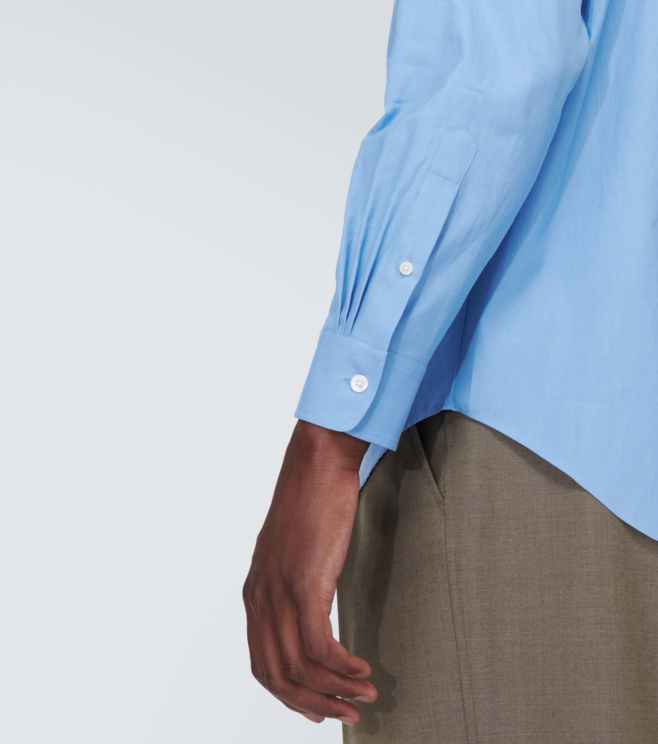 Washed Finx Twill Cotton Shirt