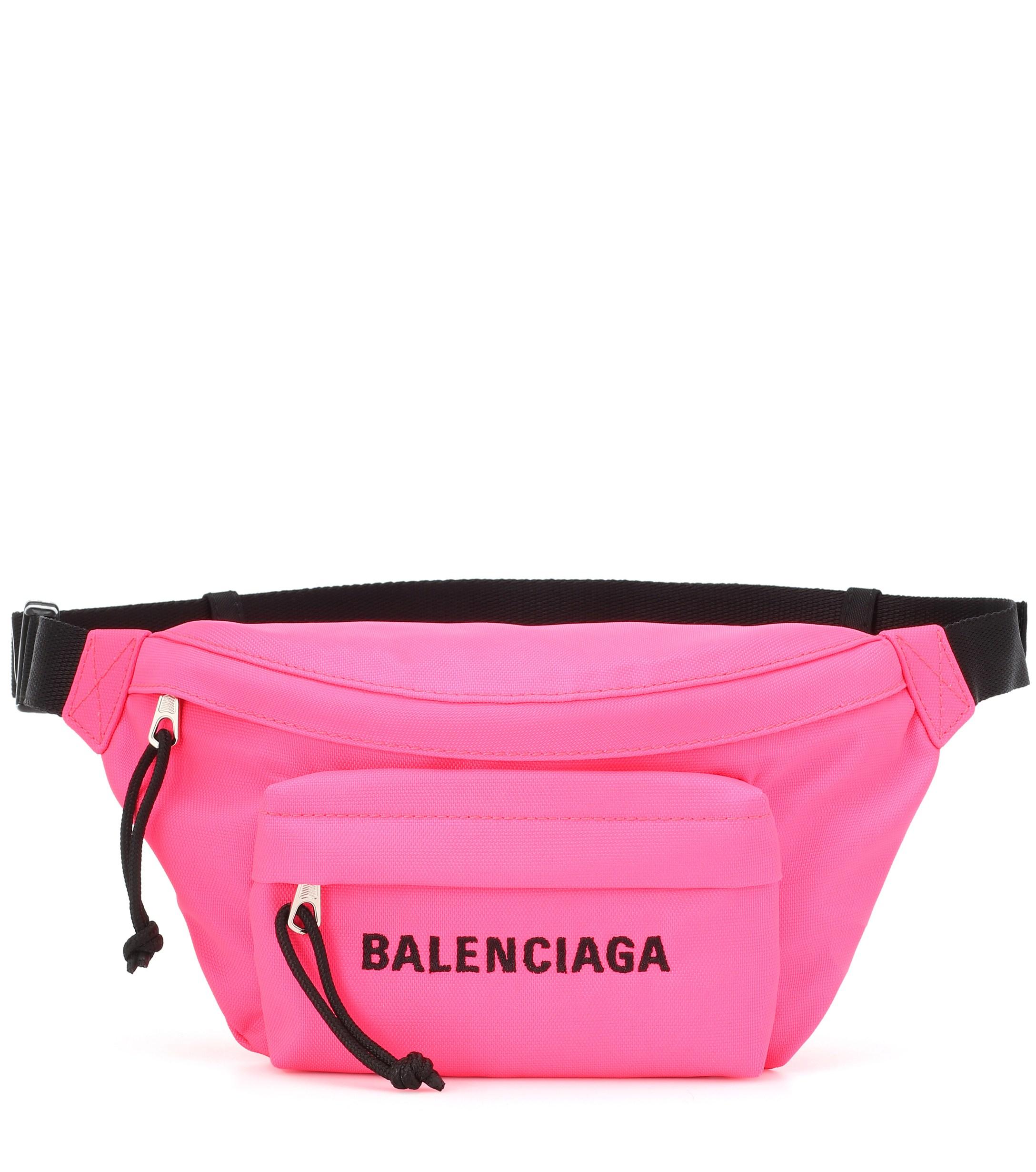Balenciaga Wheel S Belt Bag in Acid Pink (Pink) | Lyst