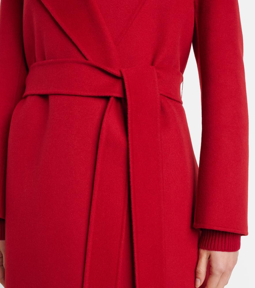 Max Mara Livia Wool Coat in Red | Lyst