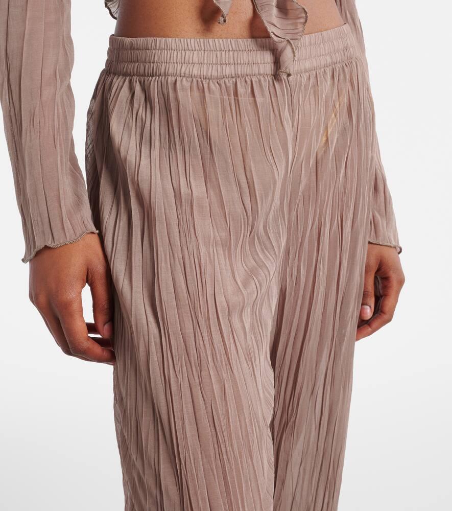JADE Swim Amaya Wide-Leg Pants in Natural | Lyst