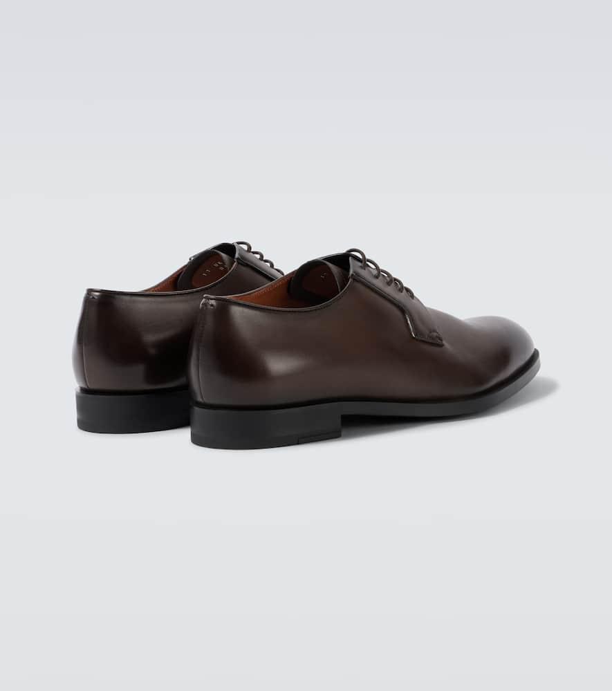 Ermenegildo Zegna US 9 brown leather Oxford shoes lace up men’s Ermenegildo Zegna Brown Oxford Shoes Size UK8 | eBay main image 3